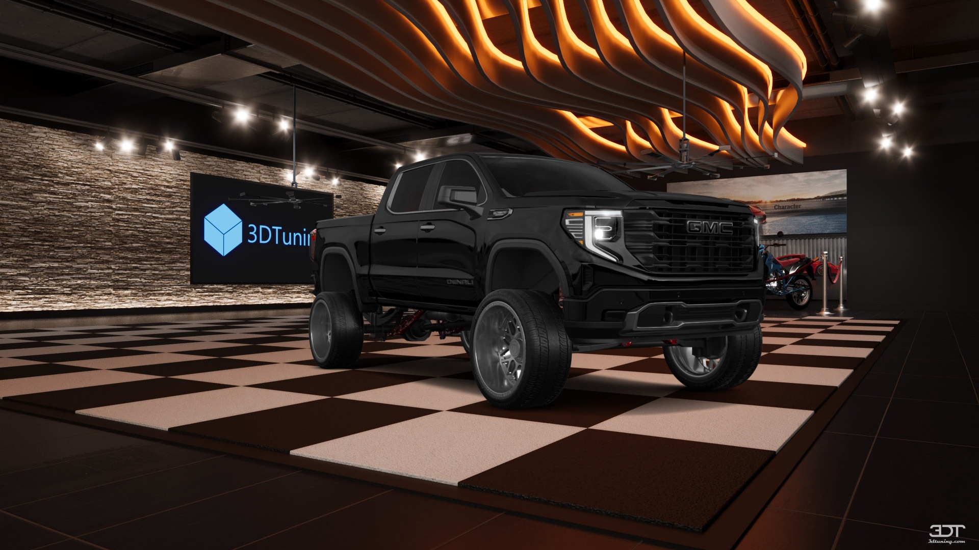 GMC Sierra 1500 Crew Cab 5.8 ft box 4 Door pickup truck 2023 tuning