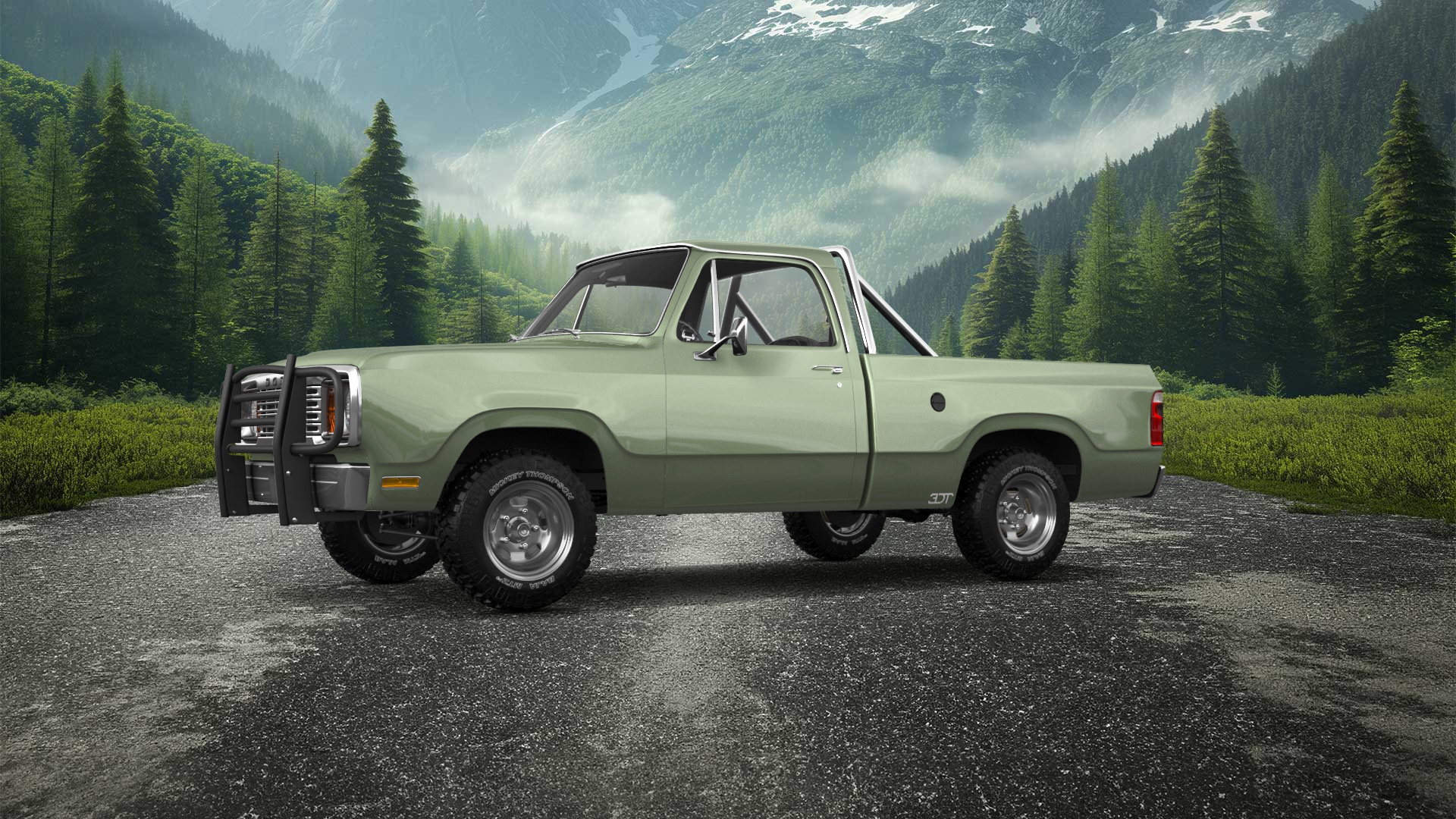 Dodge Power Wagon W200 2 Door pickup truck 1977