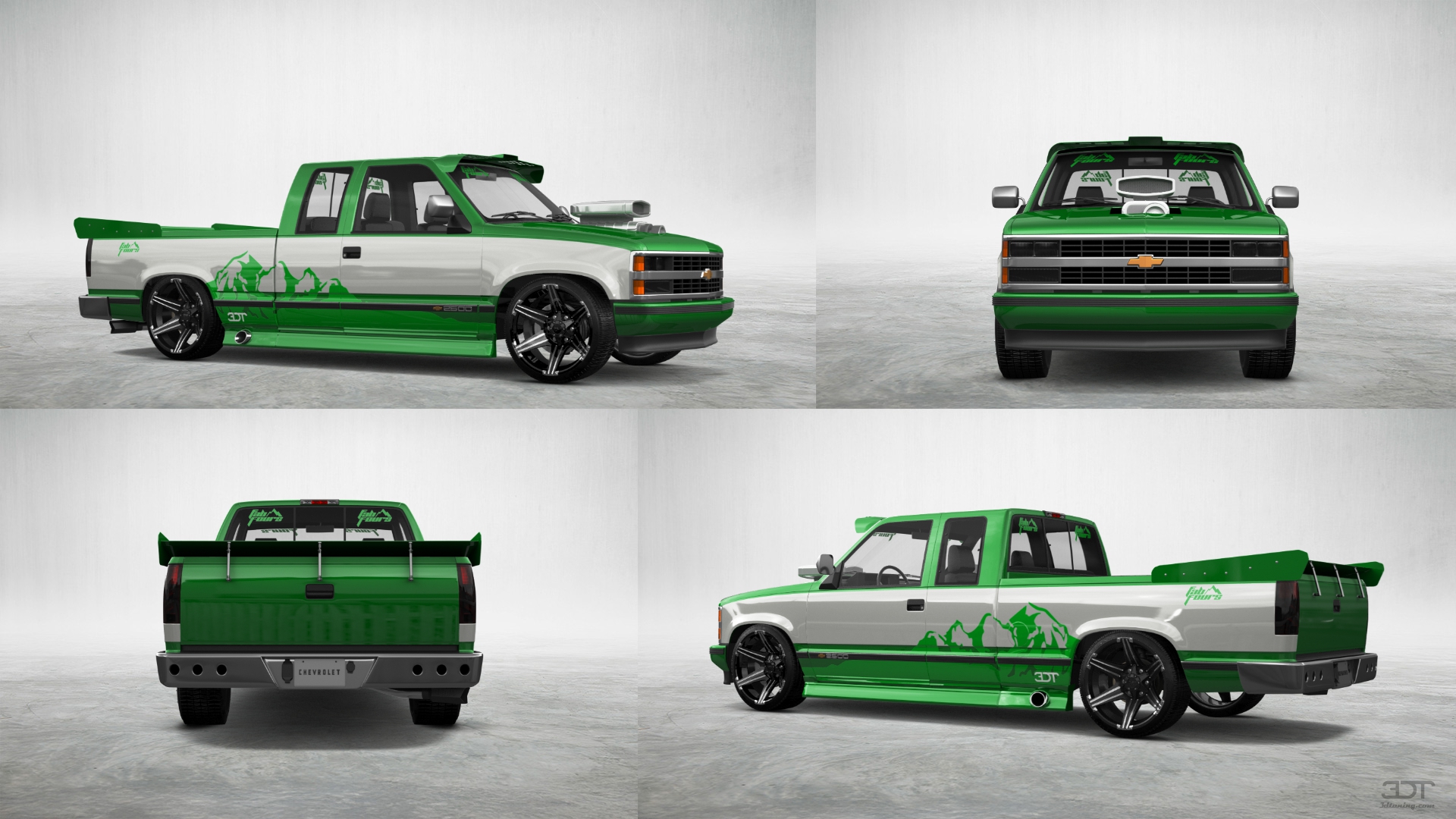 Chevrolet K2500 Extended Cab Pickup 1989