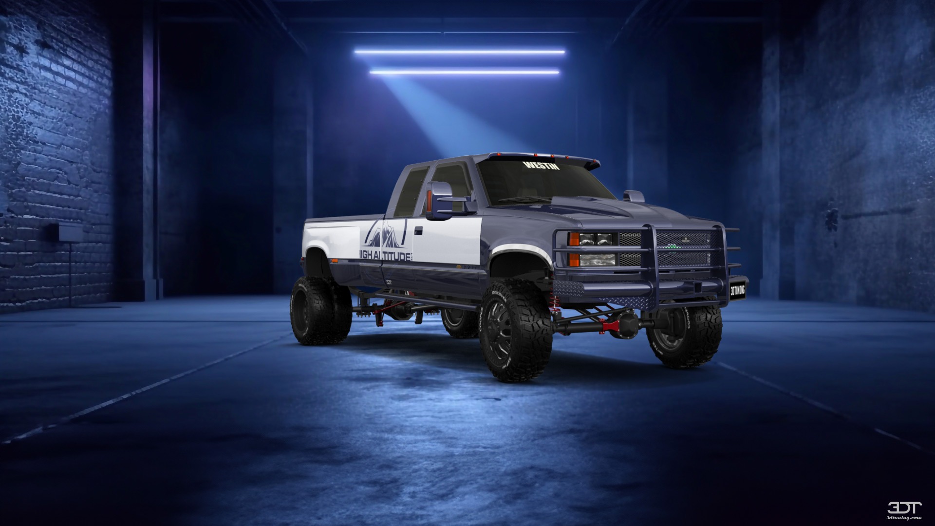 Chevrolet K3500 Extended Cab Pickup Truck 1988