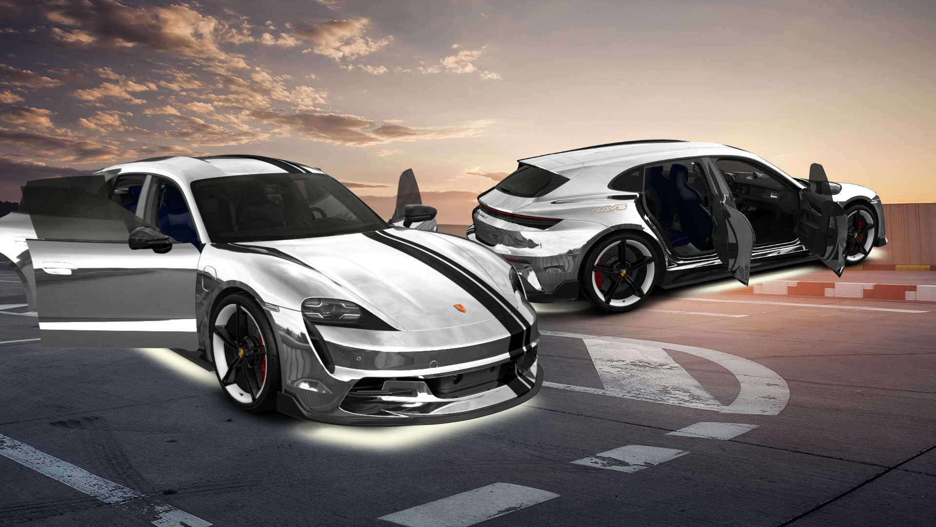 Tuning Porsche Taycan Sport Turismo Shooting Brake 2019