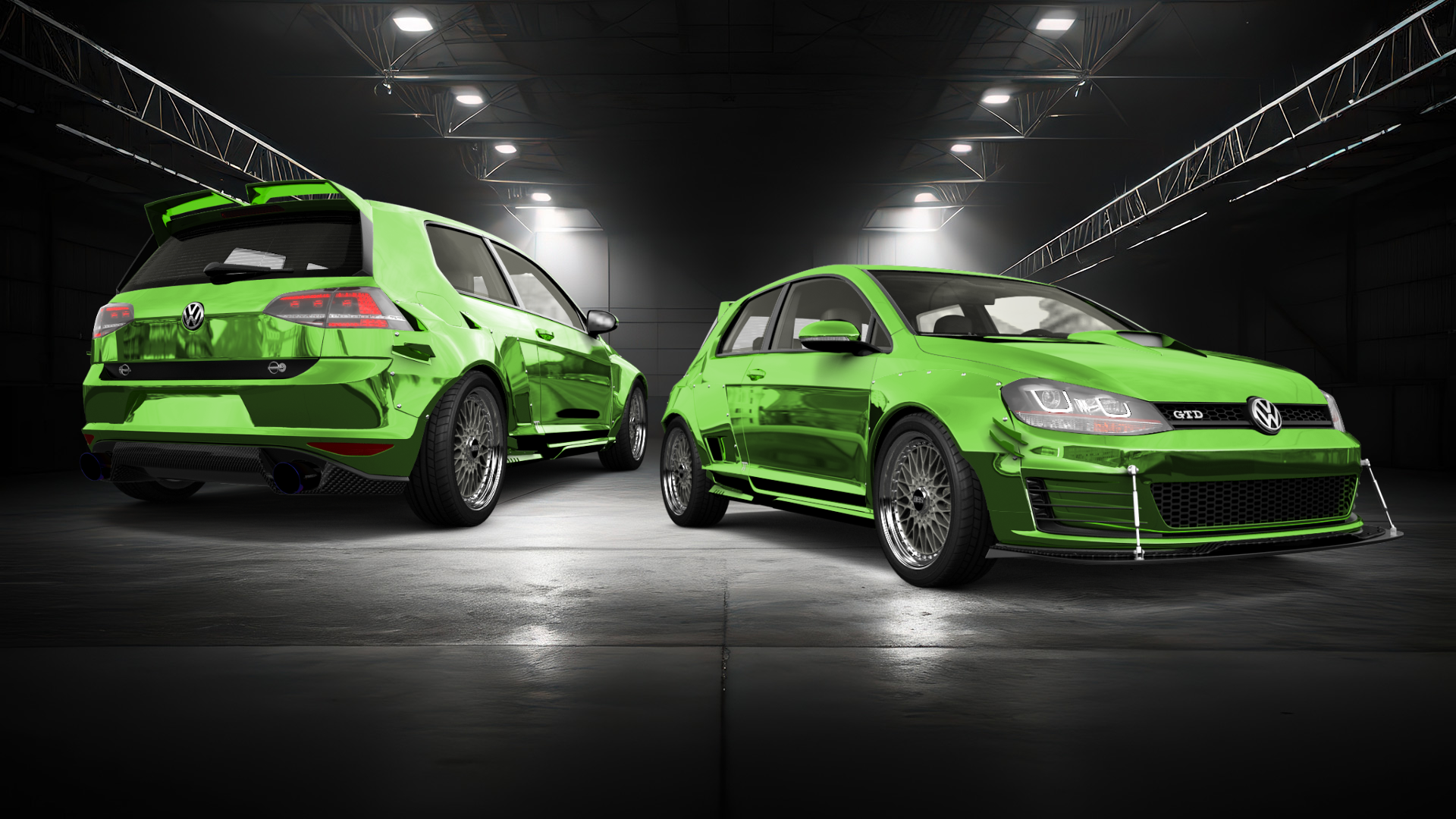 Volkswagen Golf 7 3 Door Hatchback 2013 tuning