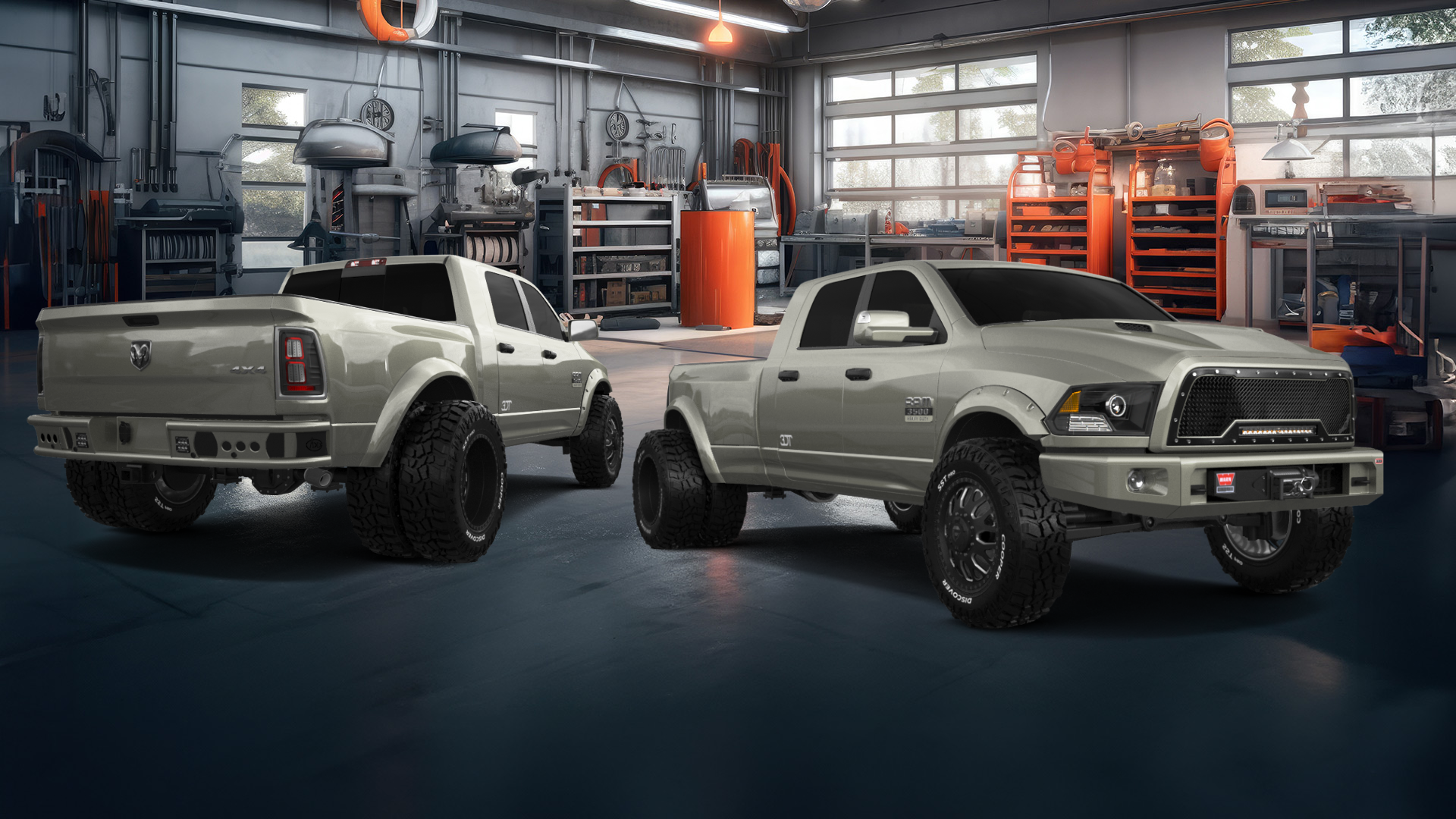 Dodge Ram 3500 4 Door Truck 2014