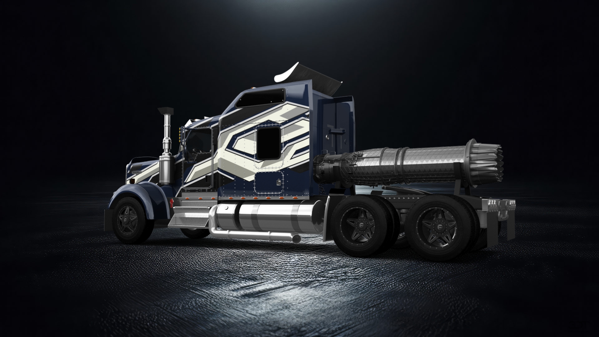 Kenworth W900 Sleeper Cab Truck 2015
