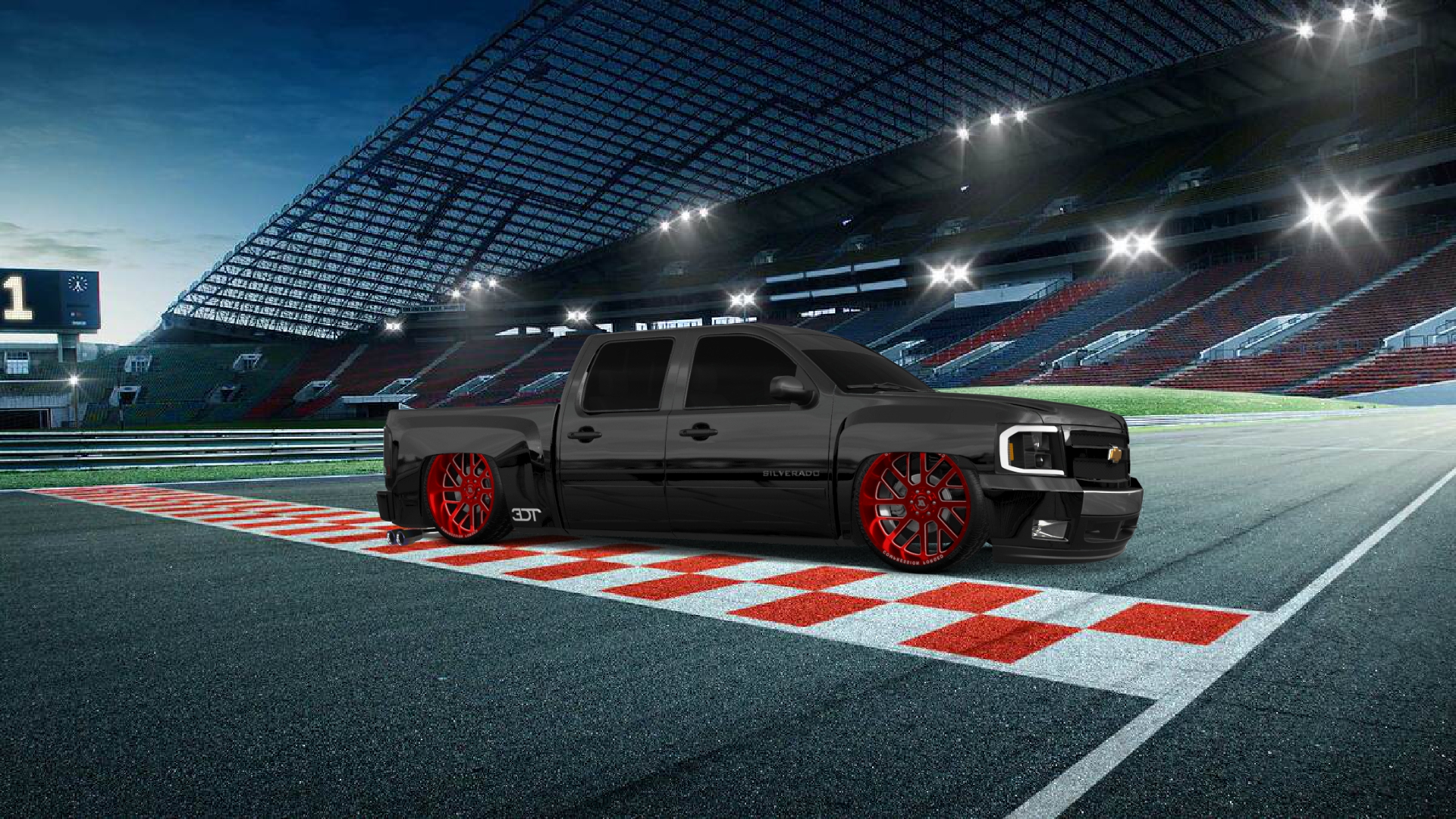 Chevrolet Silverado 1500 Crew Cab 4 Door pickup truck 2007