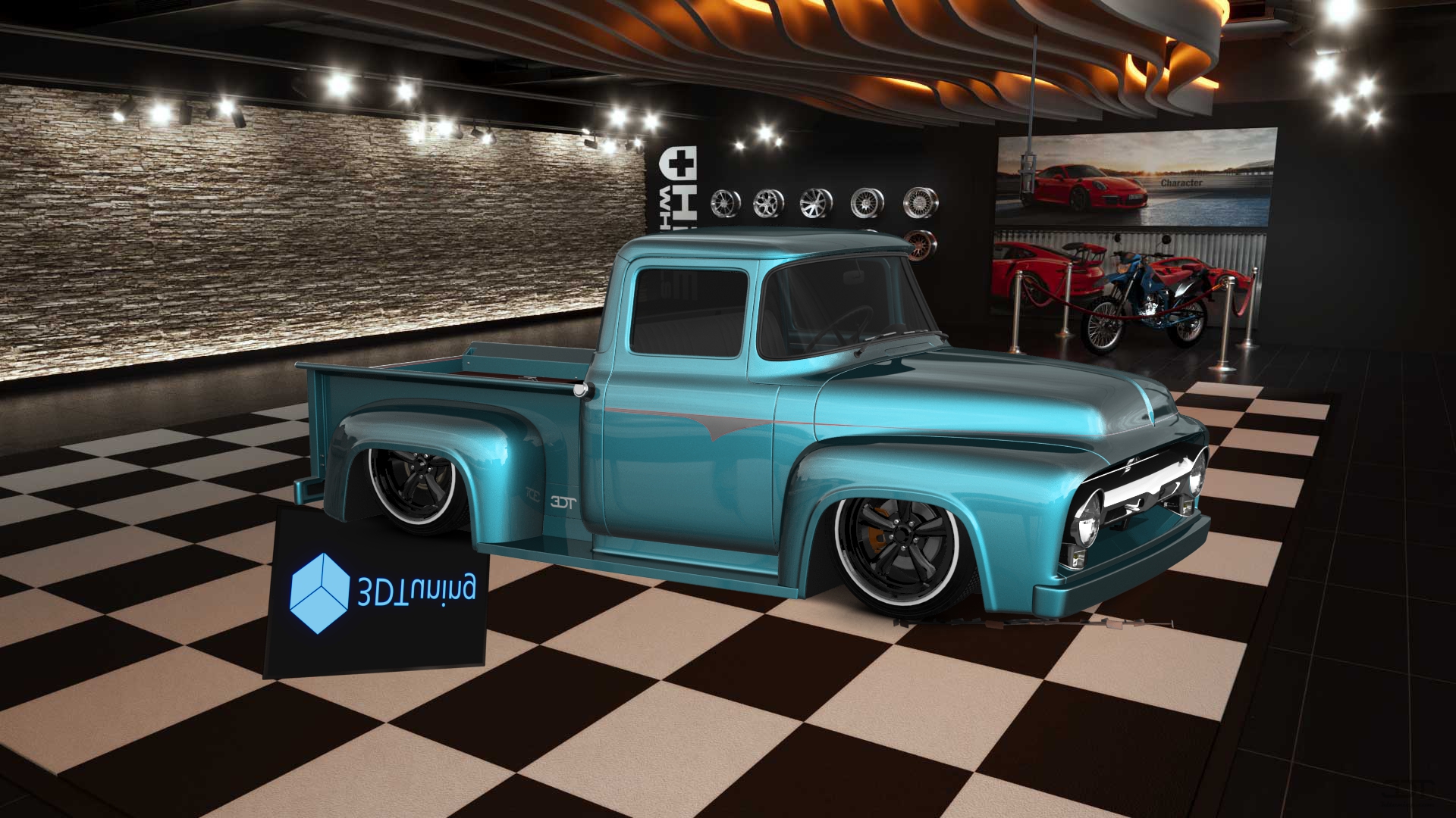 Ford F-100 2 Door truck 1956