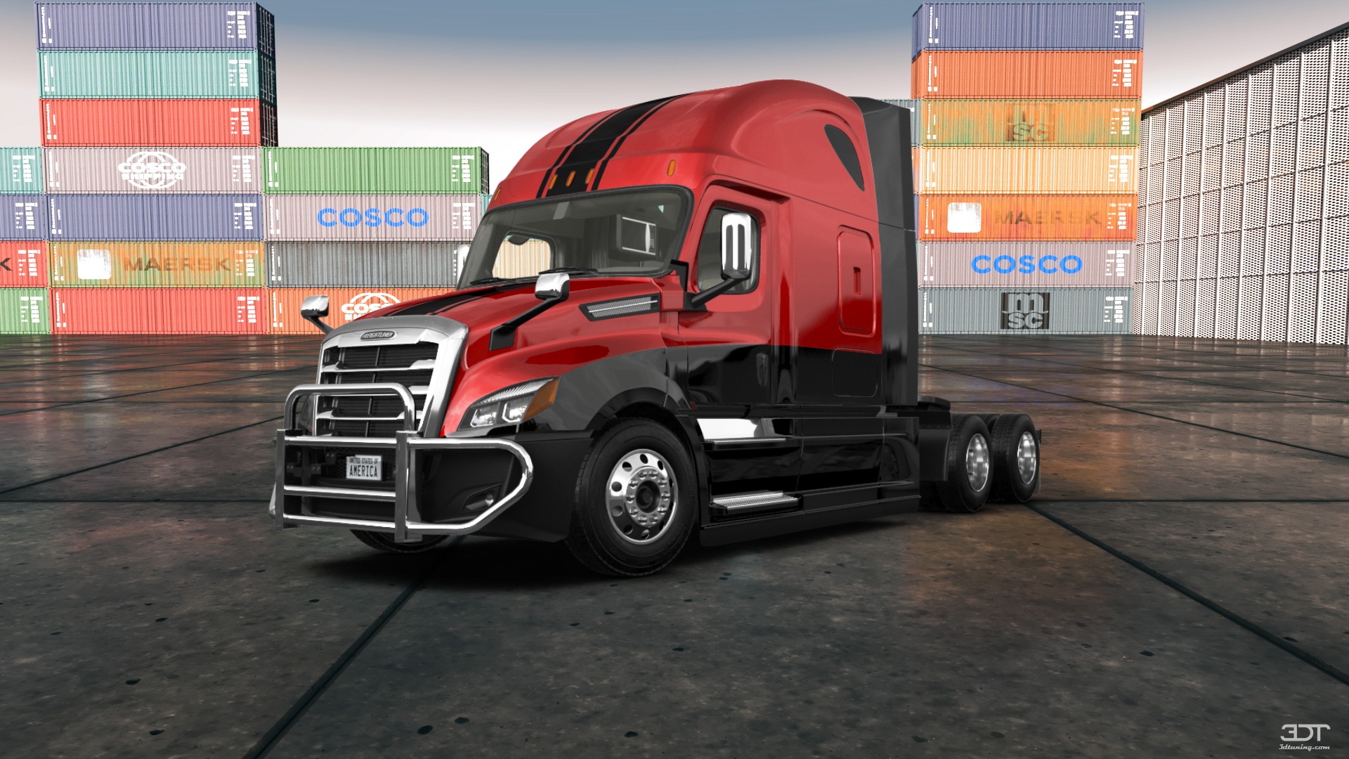 Freightliner Cascadia Sleeper Cab Truck 2018 tuning