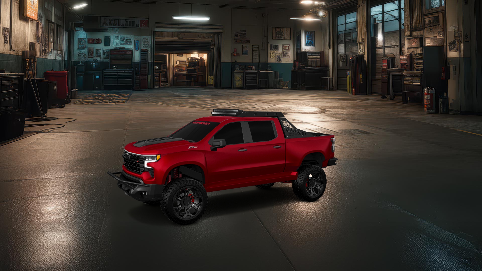Chevrolet Silverado 1500 Crew Cab 5.8 ft box 4 Door pickup truck 2023 tuning