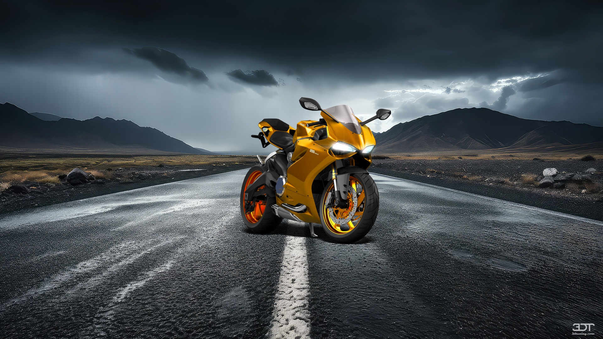 Ducati 899 Panigale Sport Bike 2015 tuning