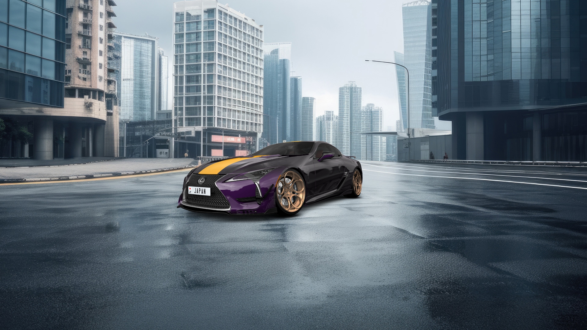 Lexus LC500 2 door fastback coupe 2017 tuning