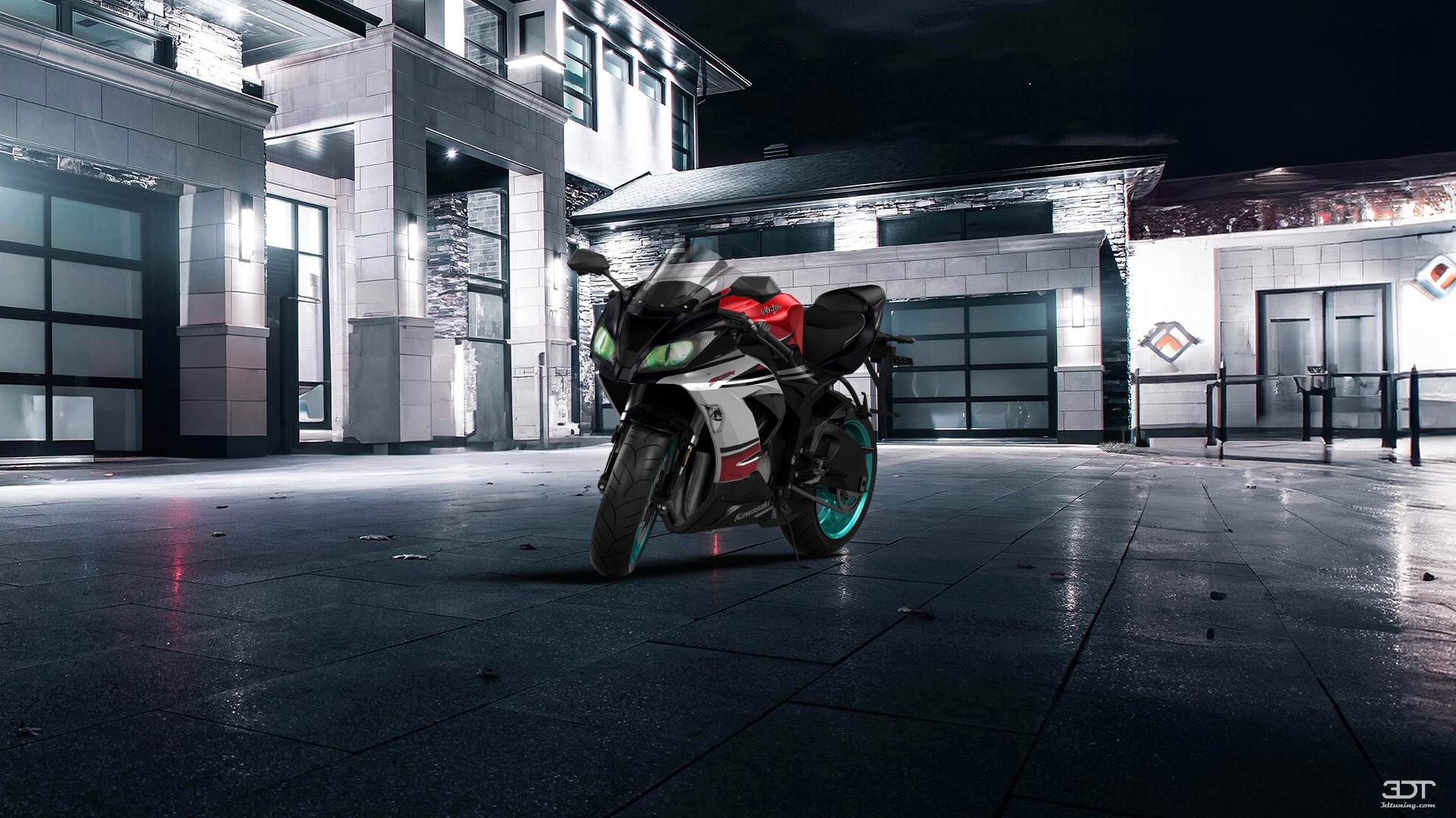 Kawasaki Ninja ZX 6R Sport Bike 2015 tuning
