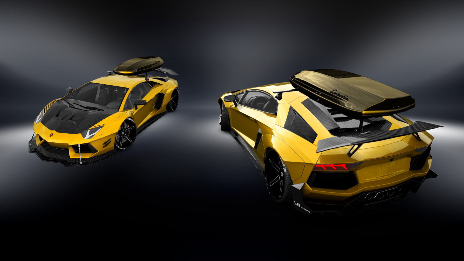 Lamborghini Aventador 2 Door Coupe 2012 tuning