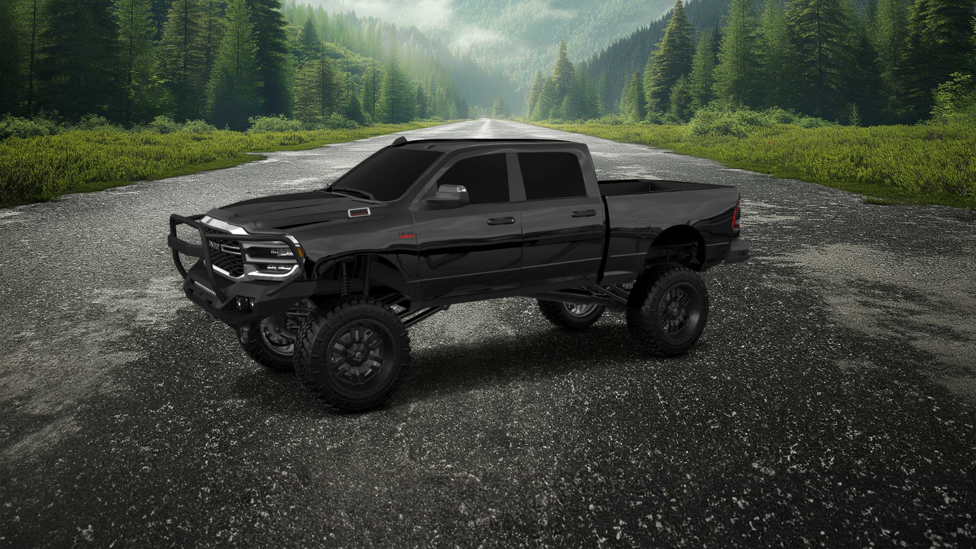 Dodge Ram 2500 4 Door pickup truck 2020 tuning