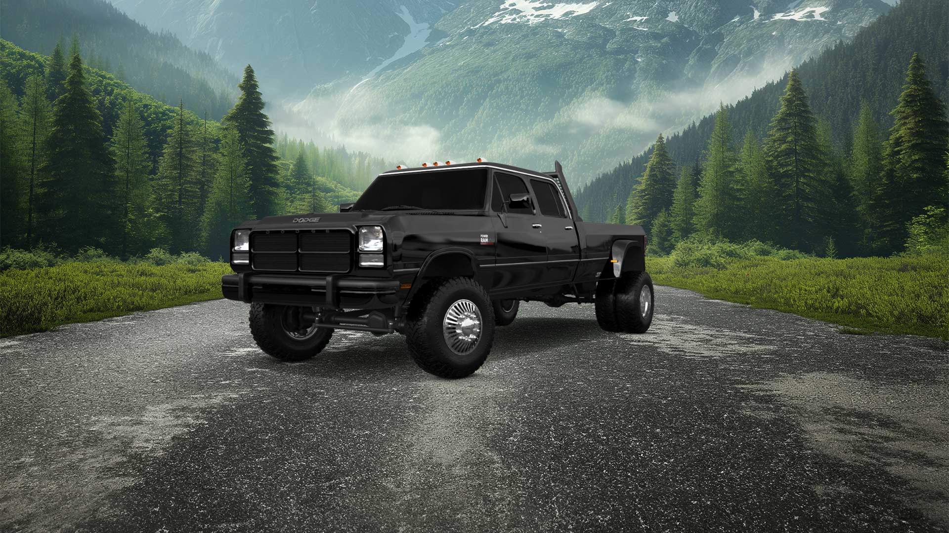 Dodge Ram 350 4 Door pickup truck 1991