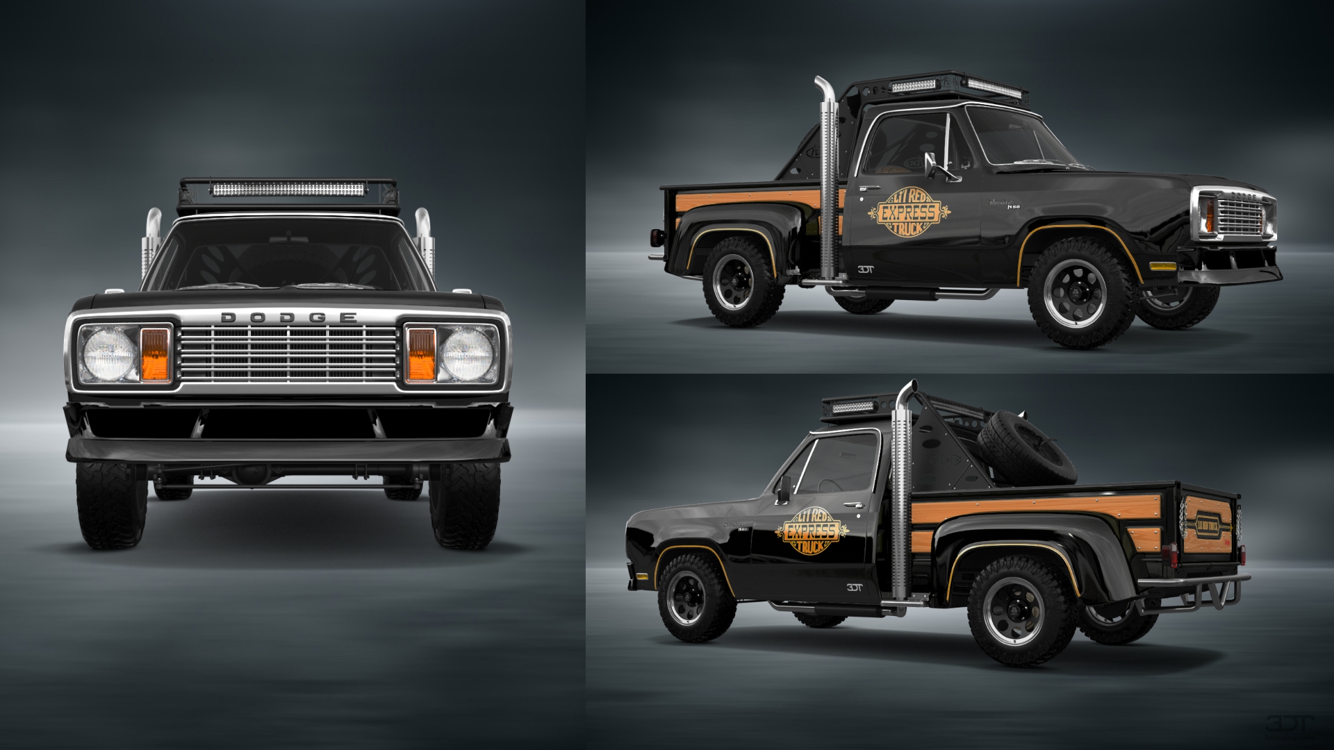 Dodge Lil Red Express 2 Door pickup truck 1978 Images