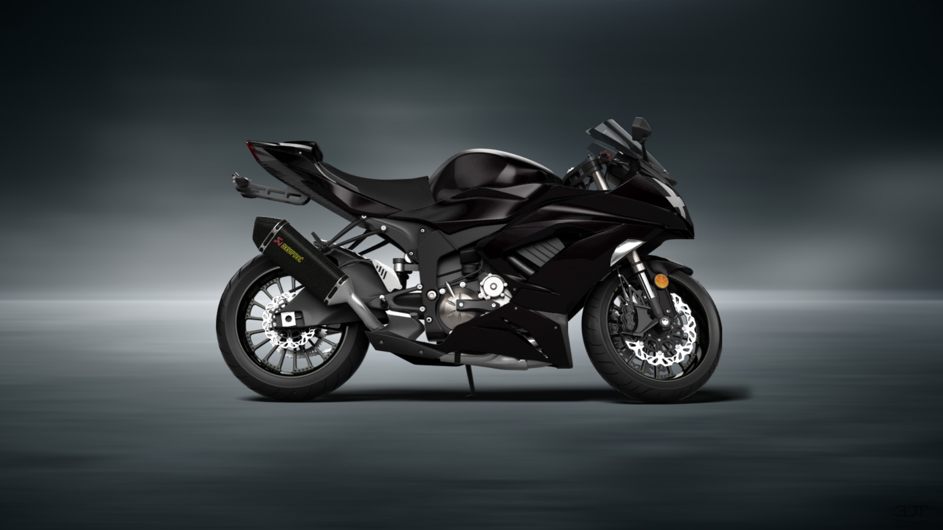 Custom Kawasaki Ninja ZX 6R 2015 Sport Bike by adolfiinCZ | 3DTuning