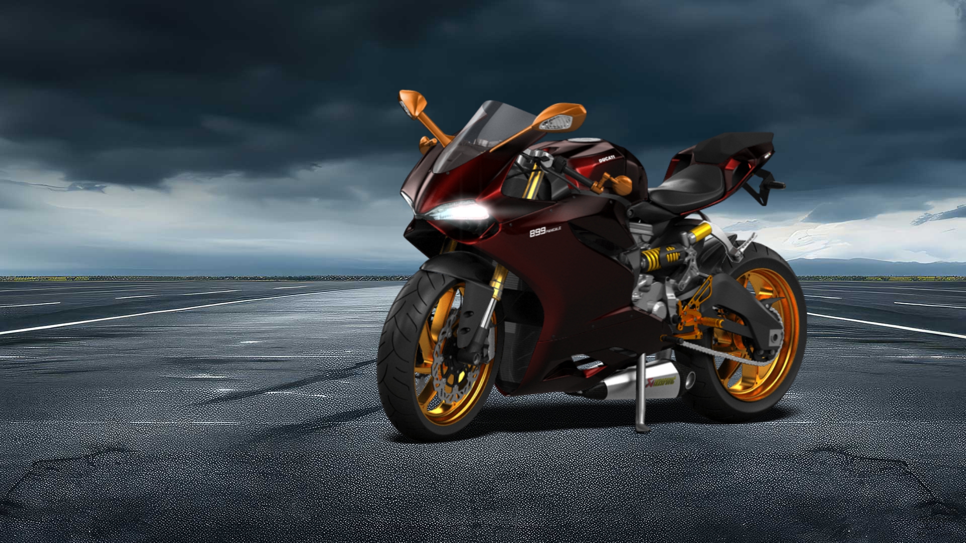 Ducati 899 Panigale Sport Bike 2015