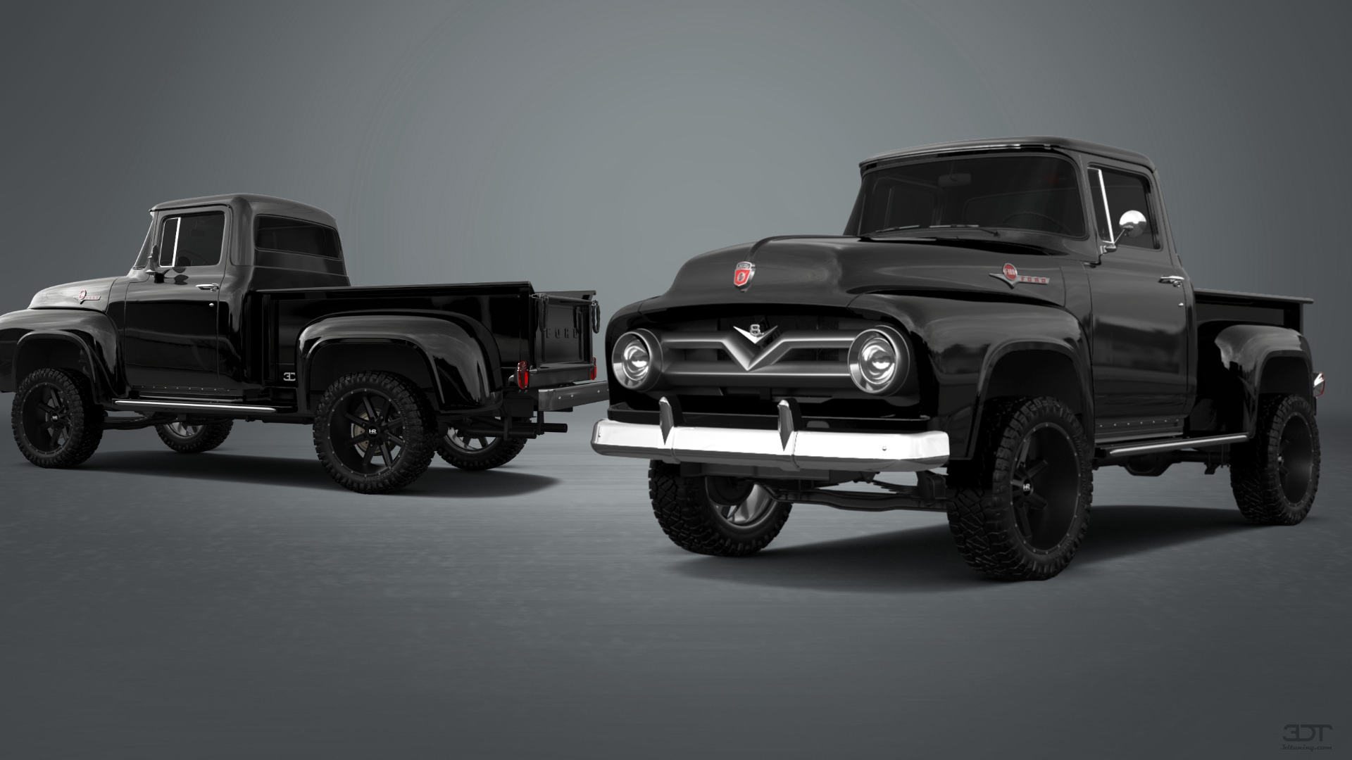 Ford F-100 2 Door truck 1956 tuning