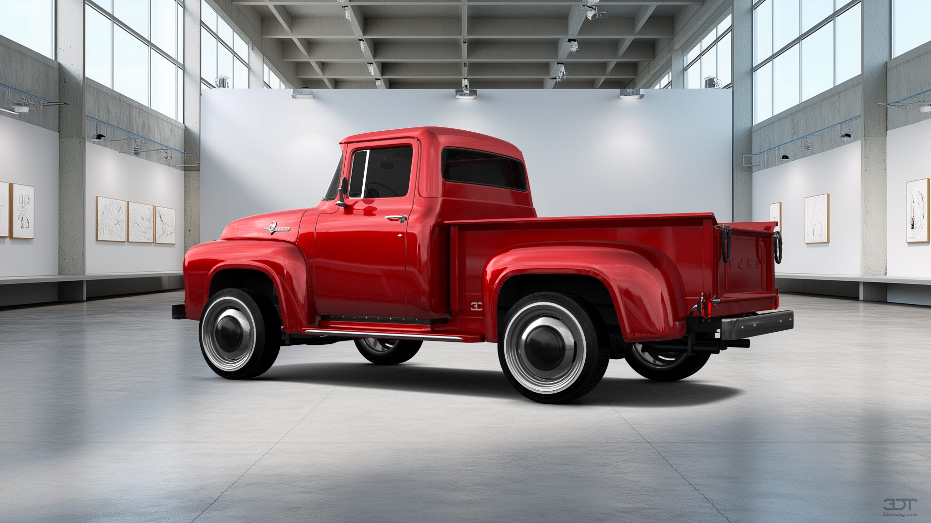 Ford F-100 2 Door truck 1956 tuning