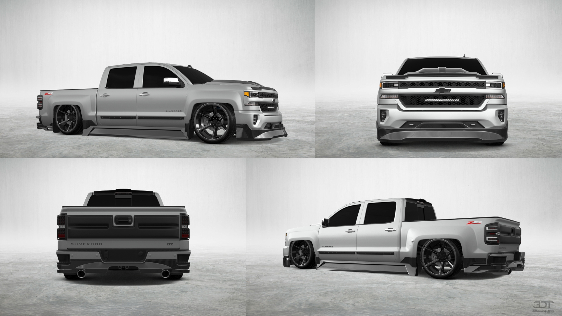 Chevrolet Silverado 1500 4 Door pickup truck 2016 tuning