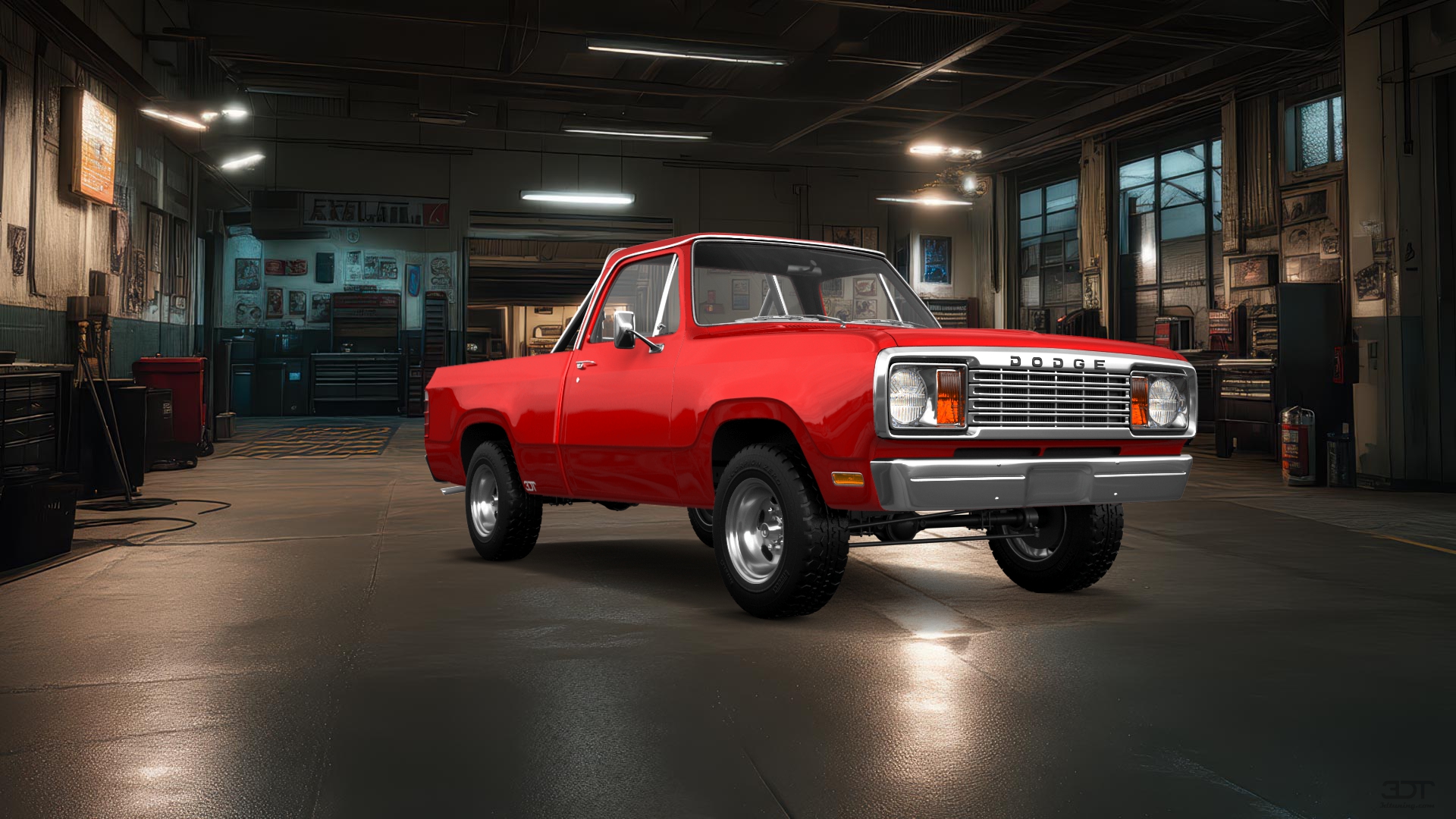 Dodge Power Wagon W200 2 Door pickup truck 1977 tuning