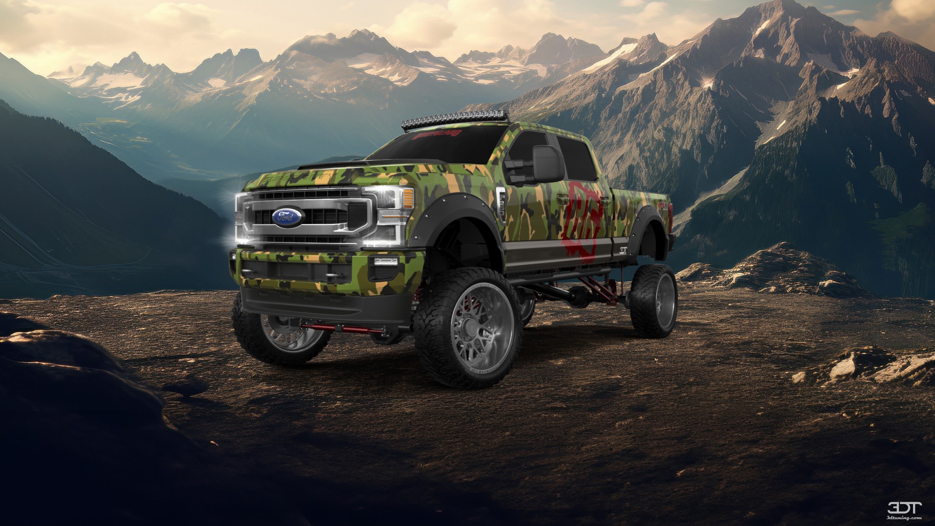 Ford F-250 4 Door pickup truck 2021 tuning