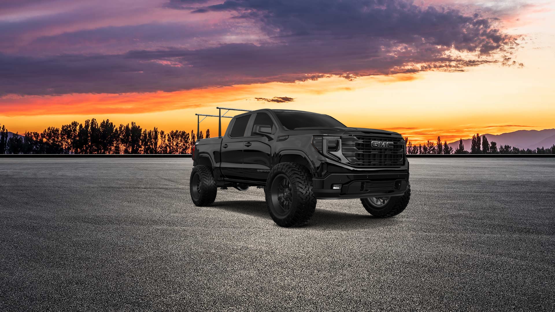 GMC Sierra 1500 Crew Cab 5.8 ft box 4 Door pickup truck 2023 tuning