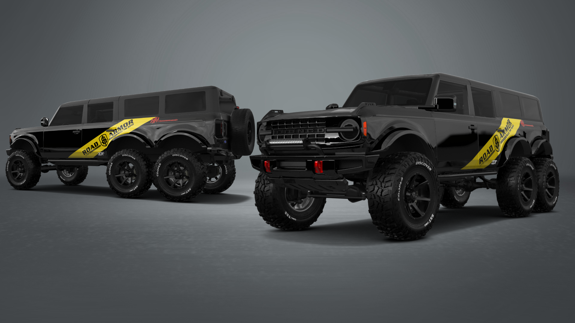 Ford Bronco 6X6 4 Door pickup truck 2021