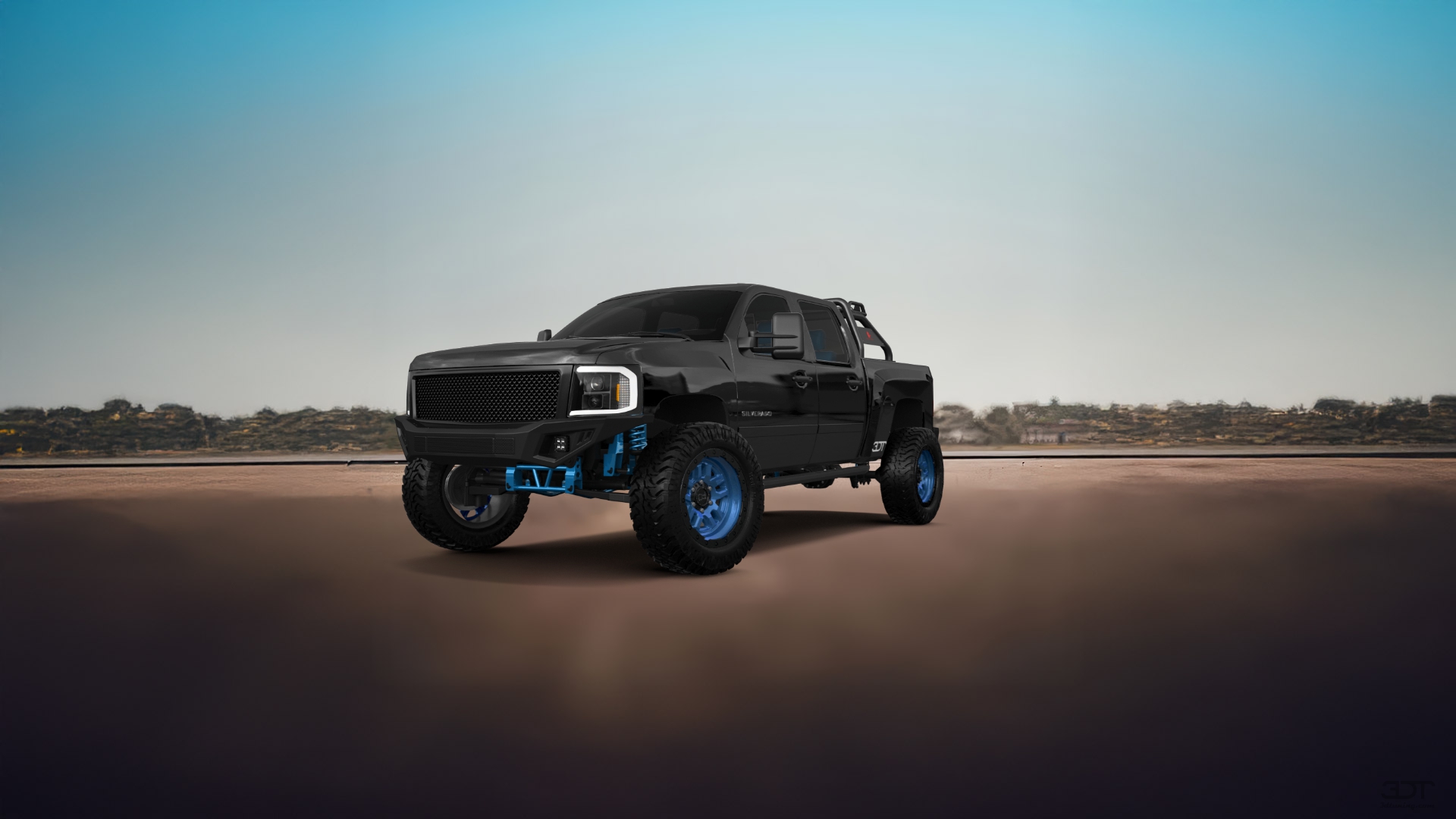 Chevrolet Silverado 1500 Crew Cab 4 Door pickup truck 2007 tuning