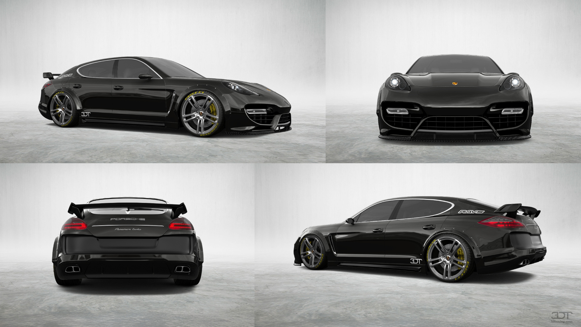 Porsche Panamera 4 door fastback saloon 2011