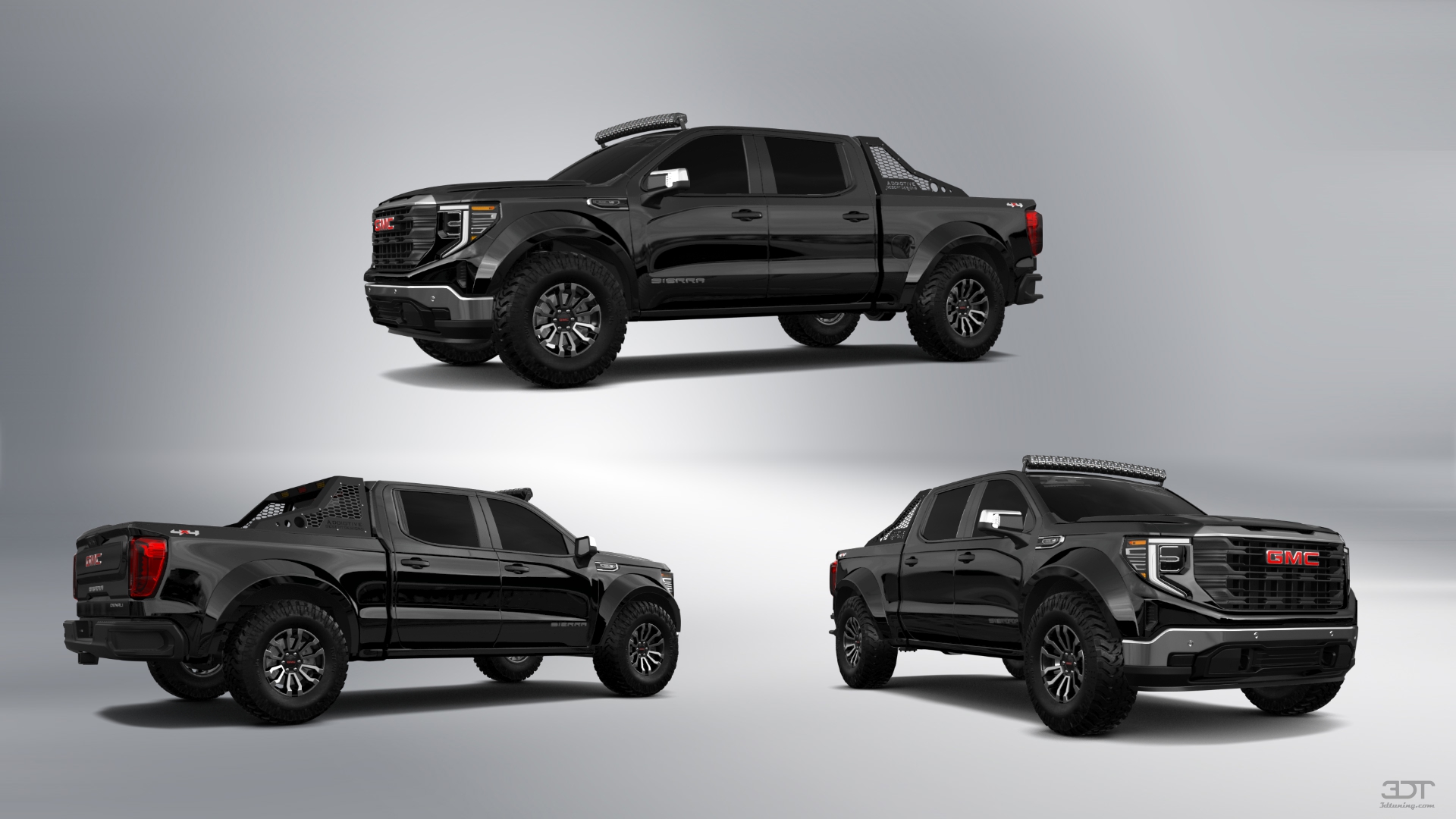 GMC Sierra 1500 Crew Cab 5.8 ft box 4 Door pickup truck 2023 tuning