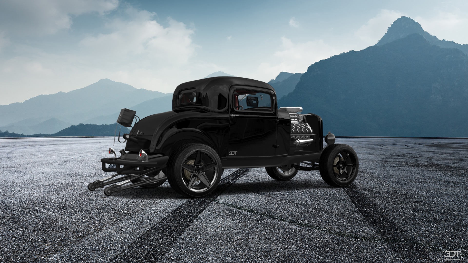 Tuning Ford Model B Deluxe 2 Door Coupe 1932