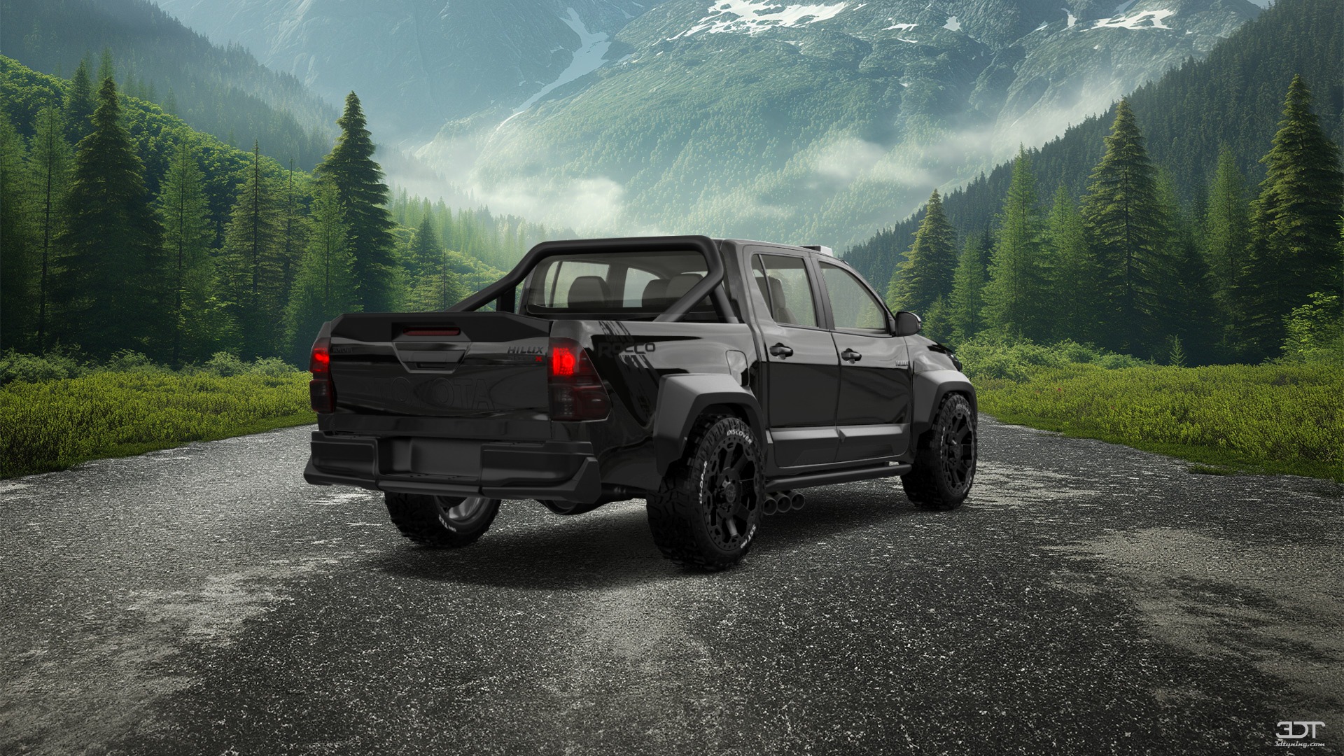 Toyota Hilux Double Cab 4 Door pickup truck 2015 tuning