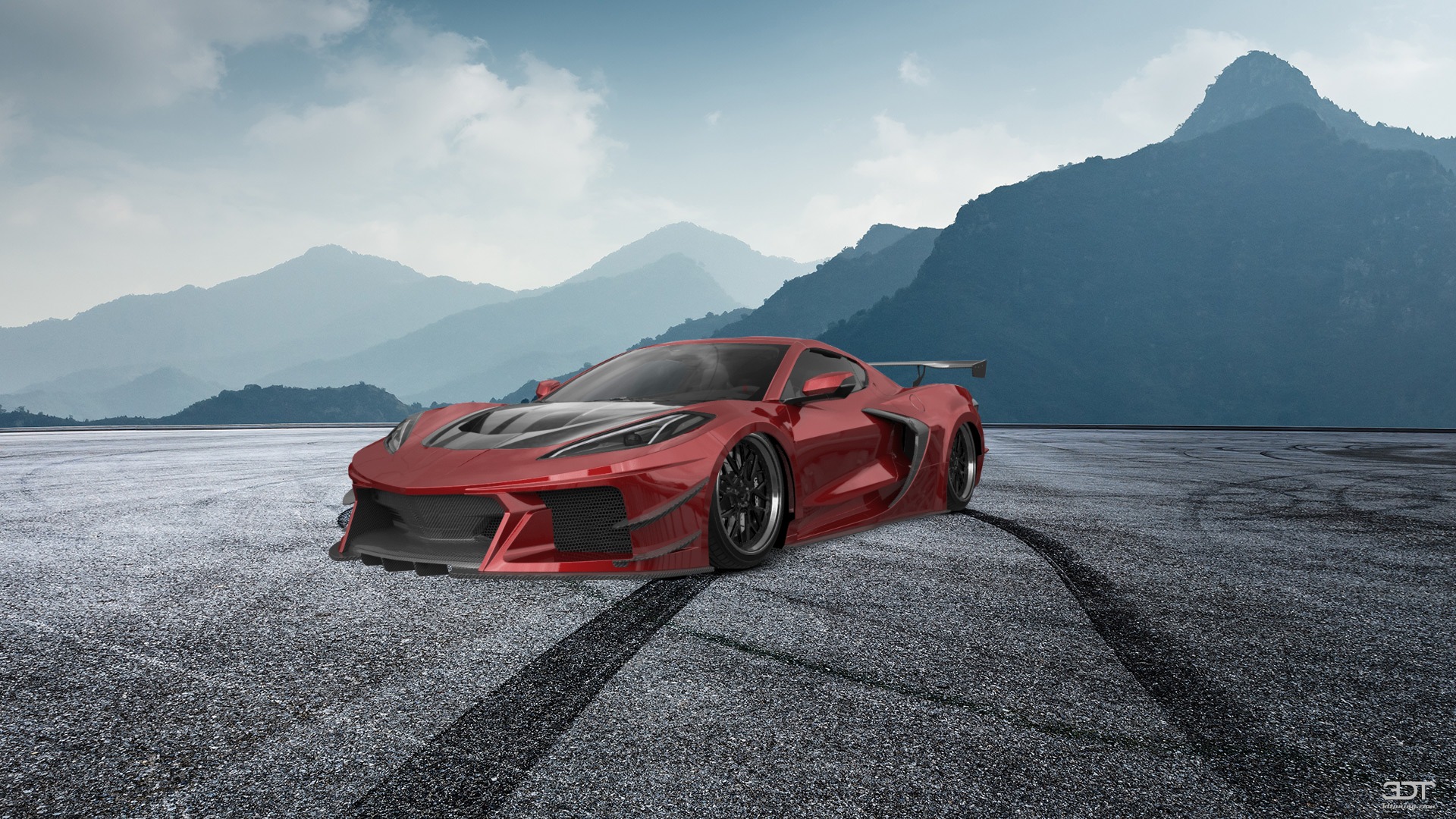 Tuning Chevrolet Corvette 2 door targa top 2020