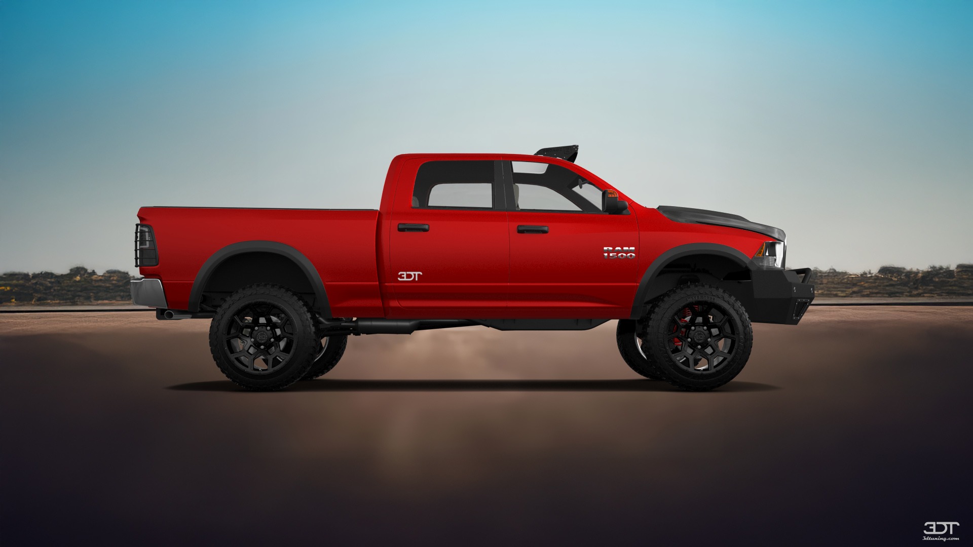 Dodge Ram 1500 Crew Cab 6.4 ft box 4 Door pickup truck 2009 tuning