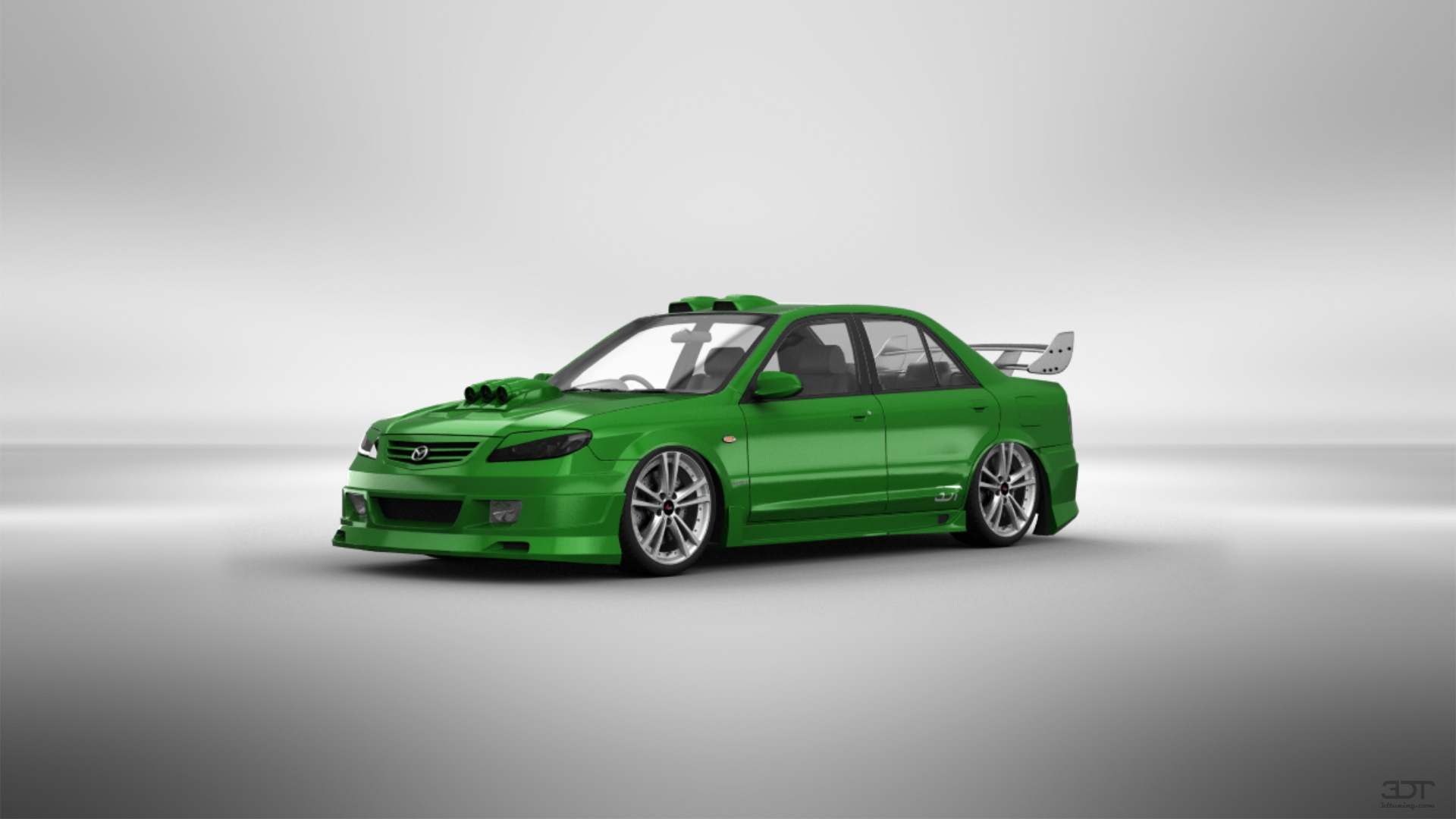 Mazda Familia 2001 — 26 modifications by Leonel Mendoza | 3DTuning