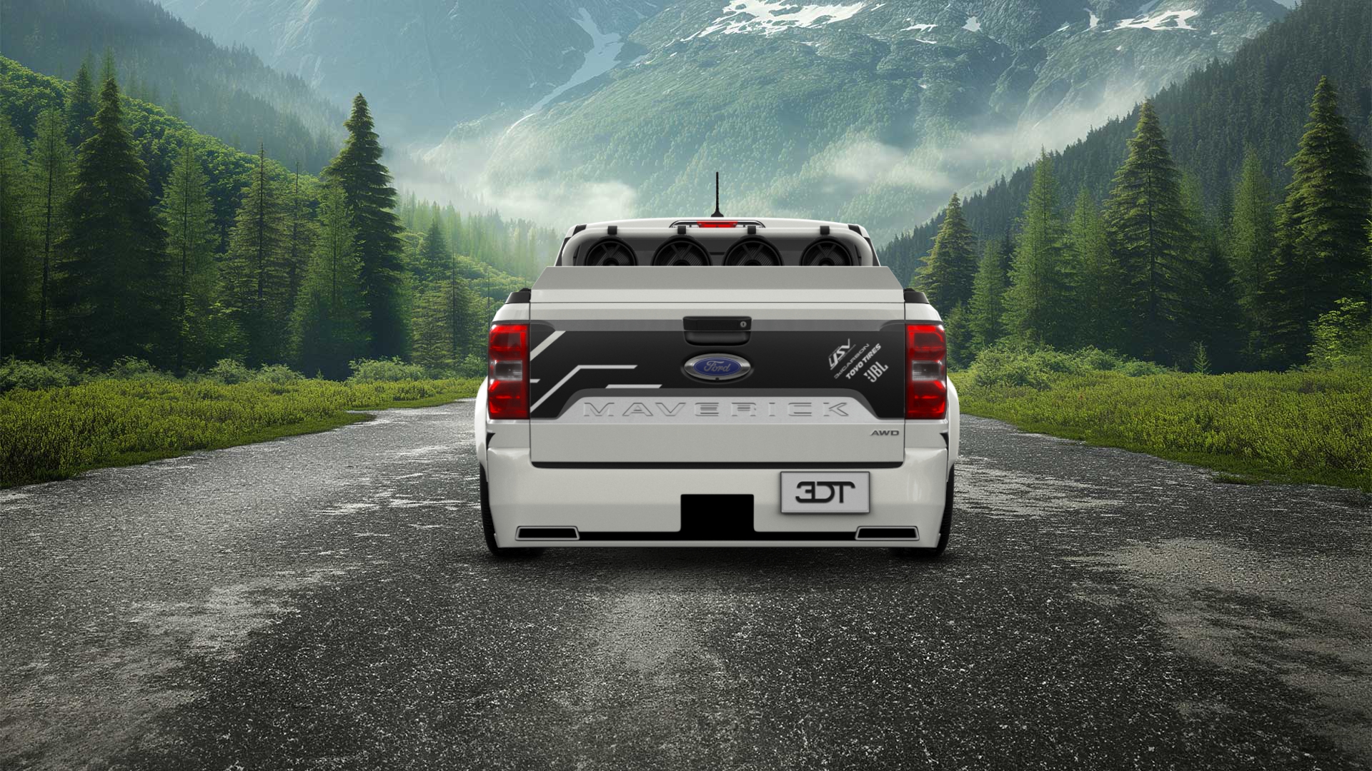 Ford Maverick 4 Door pickup truck 2022 tuning