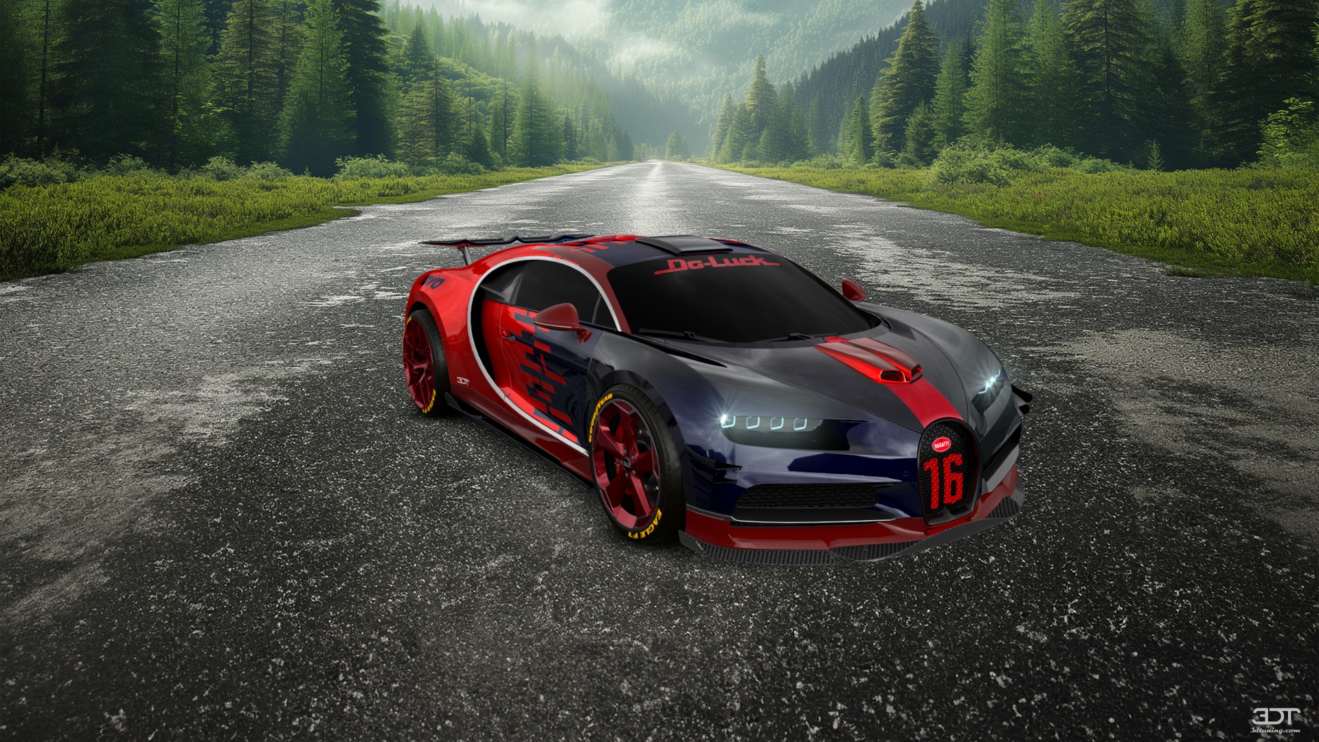 Bugatti Chiron 2 Door Coupe 2016 tuning