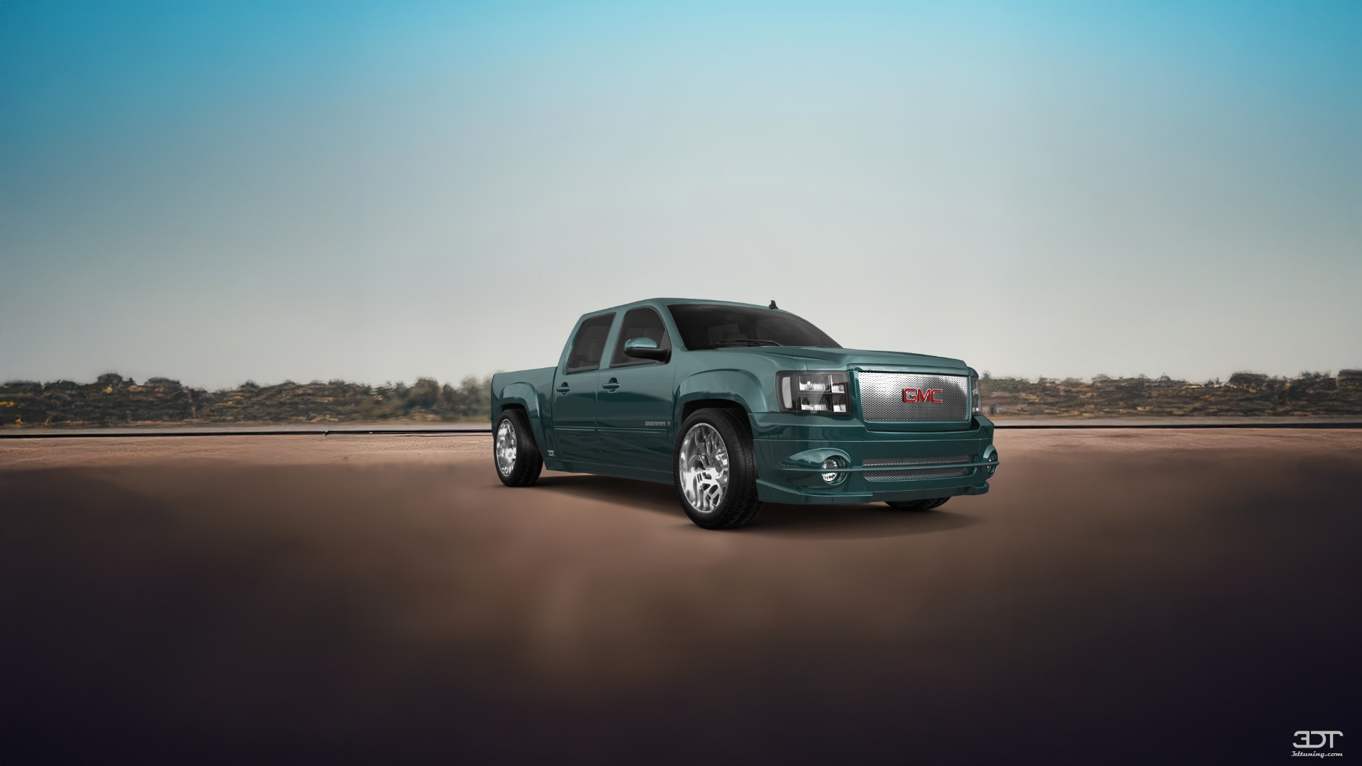 GMC Sierra 1500 Crew Cab 5.8 ft box 4 Door pickup truck 2007 tuning