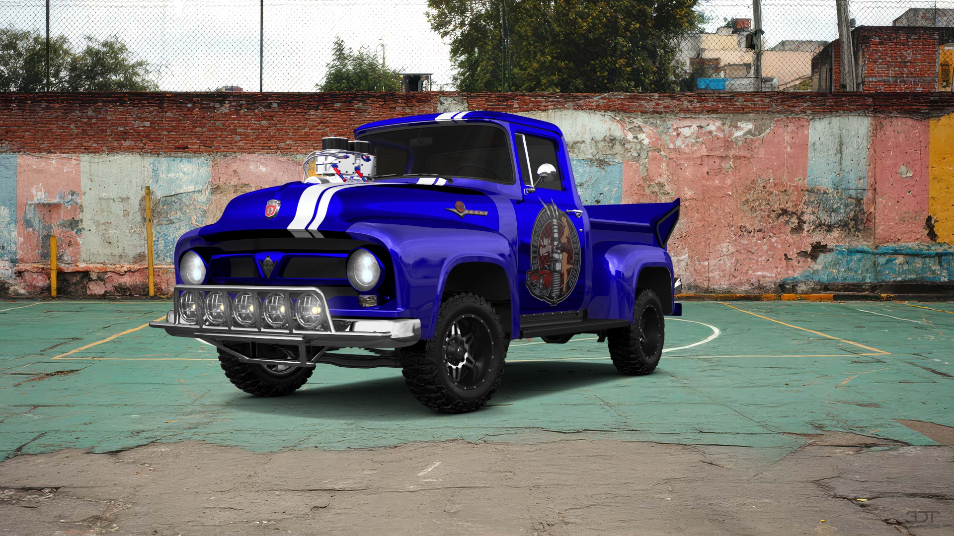 Ford F-100 2 Door truck 1956 tuning