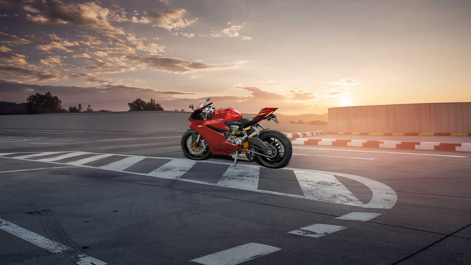 Ducati 899 Panigale Sport Bike 2015