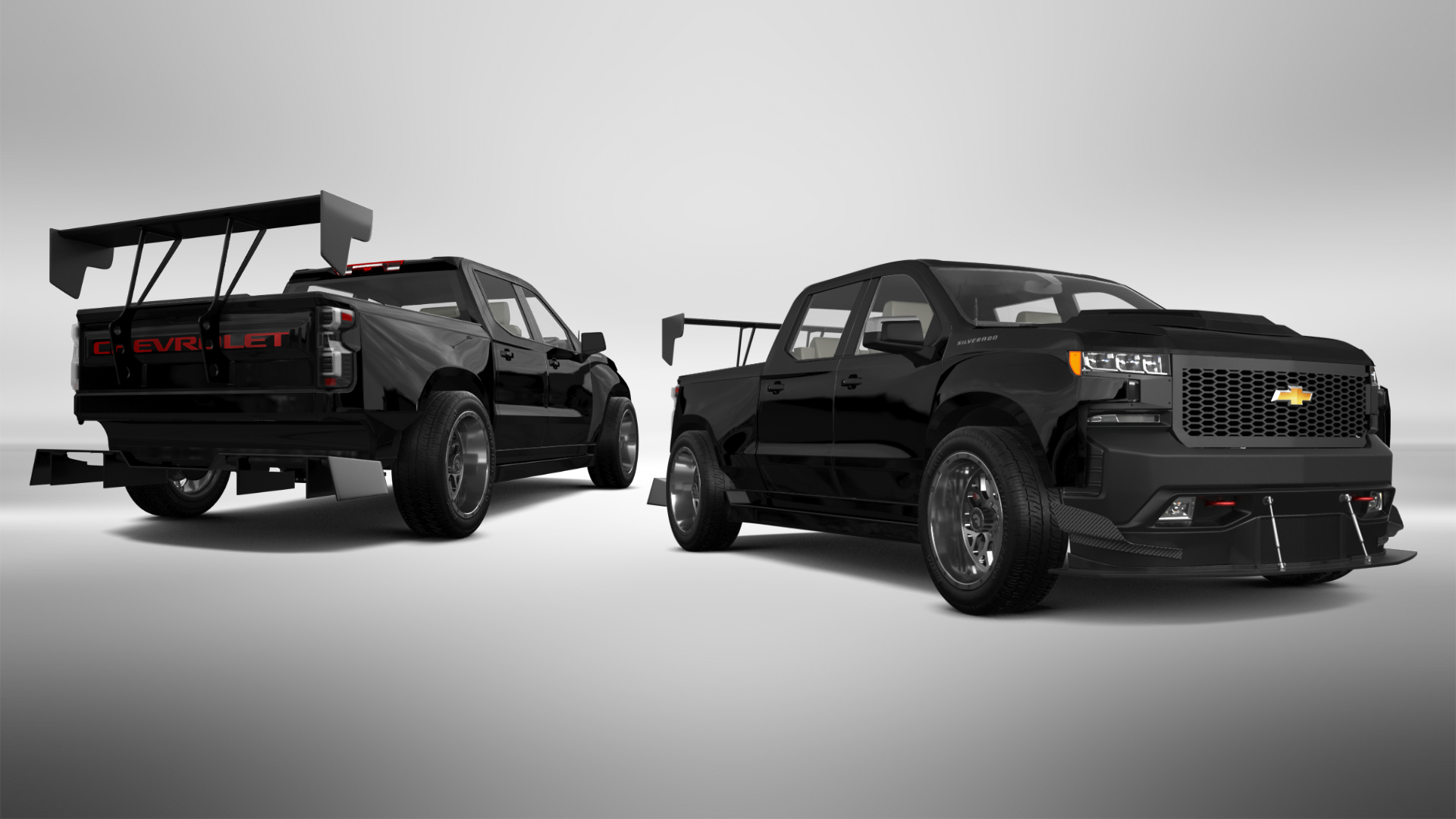 Chevrolet Silverado 1500 4 Door pickup truck 2019 tuning