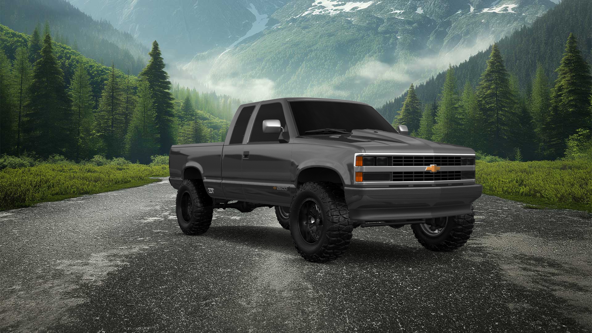 Chevrolet K2500 Extended Cab Pickup 1989