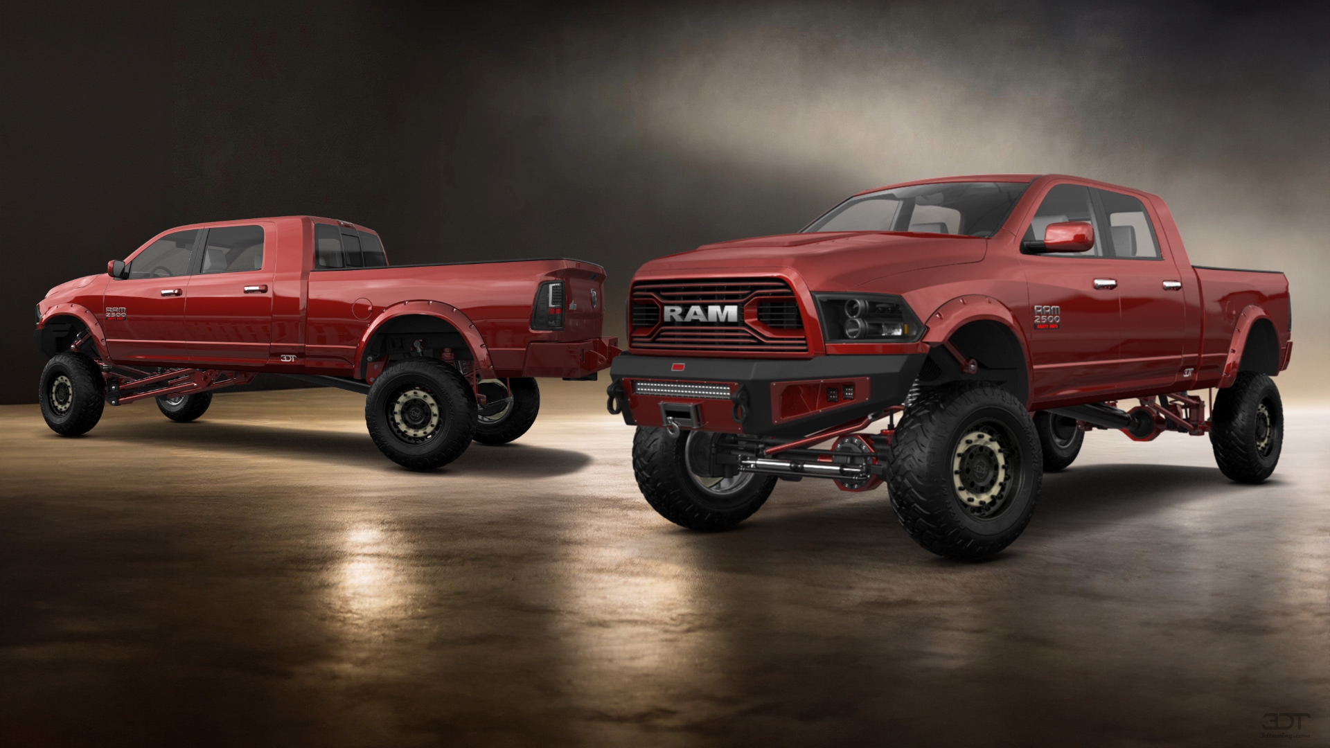 Dodge Ram 2500 Mega Cab 6.4 ft box 4 Door pickup truck 2010 tuning