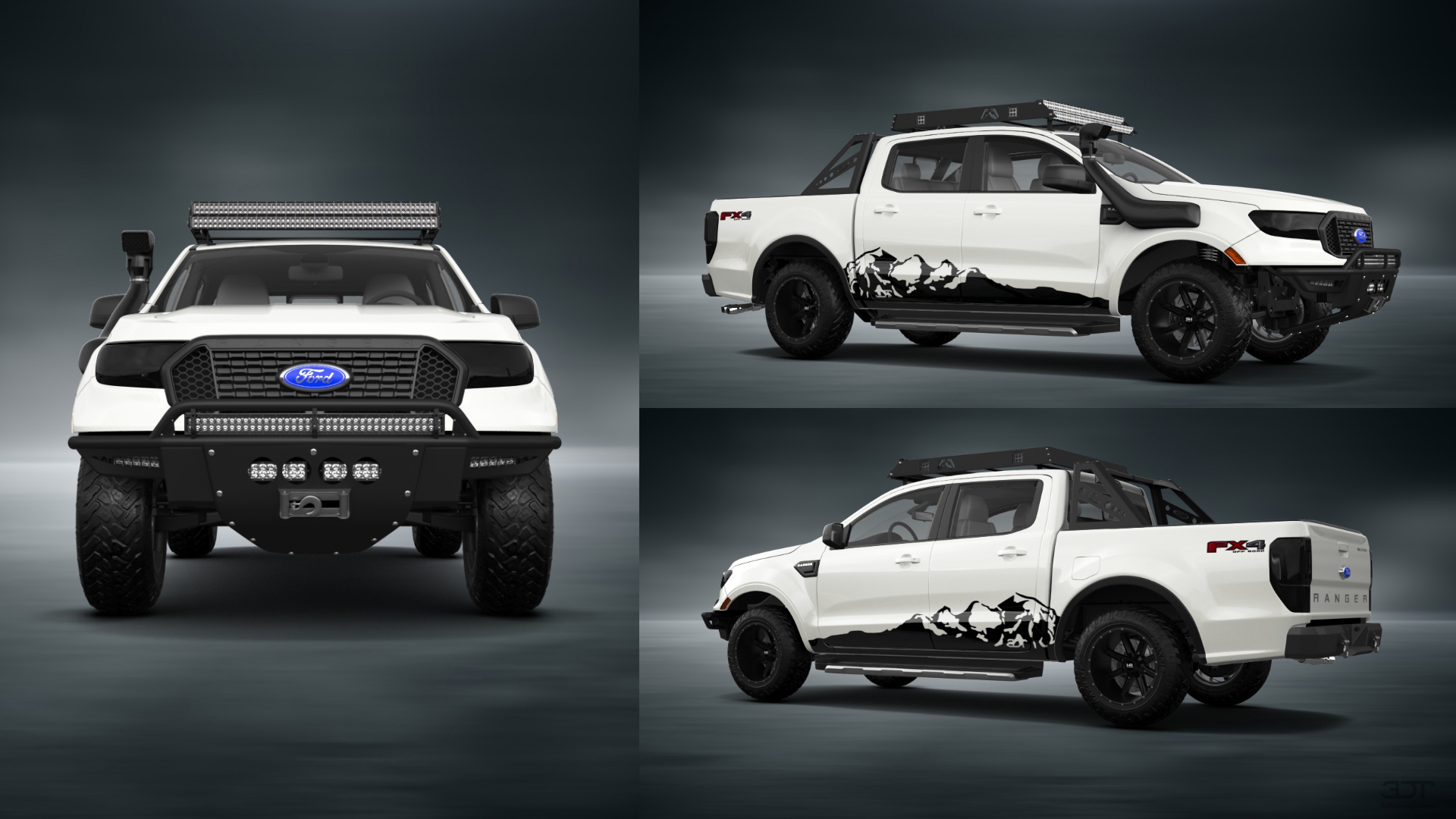 Ford Ranger 4 Door pickup truck 2019 Images