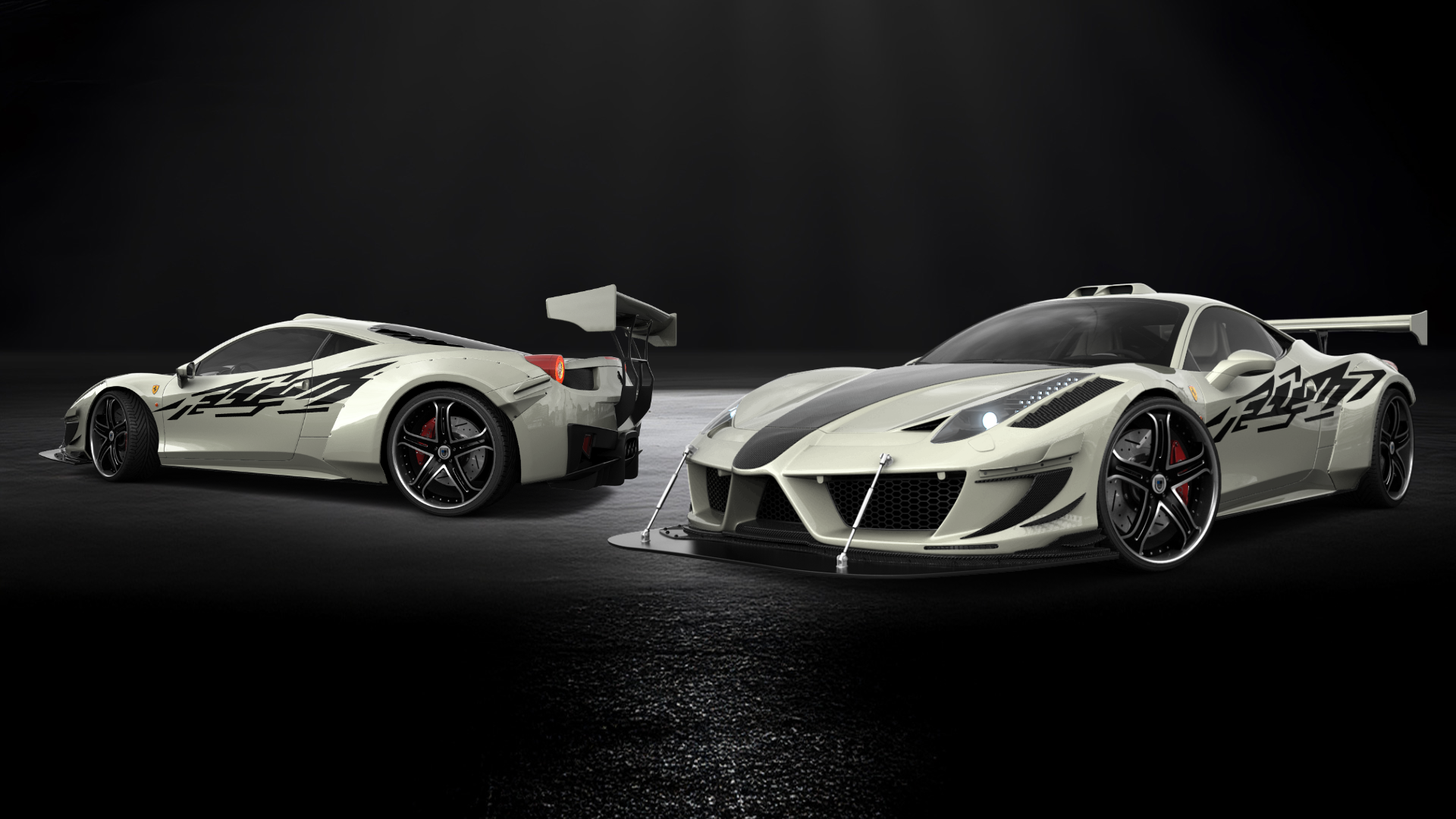 Ferrari 458 Italia 2 door spider 2010 tuning