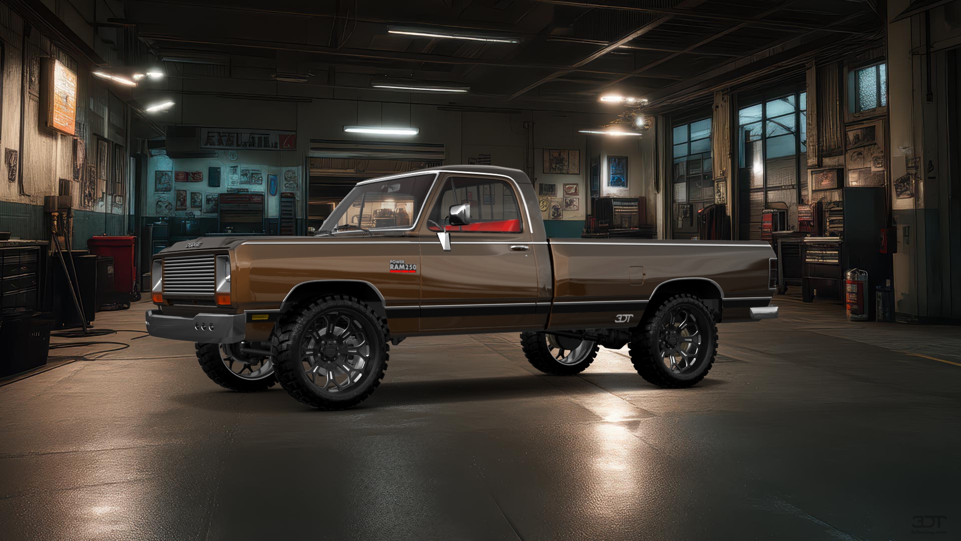 Dodge Ram 250 Regular Cab 2 Door pickup truck 1983 tuning