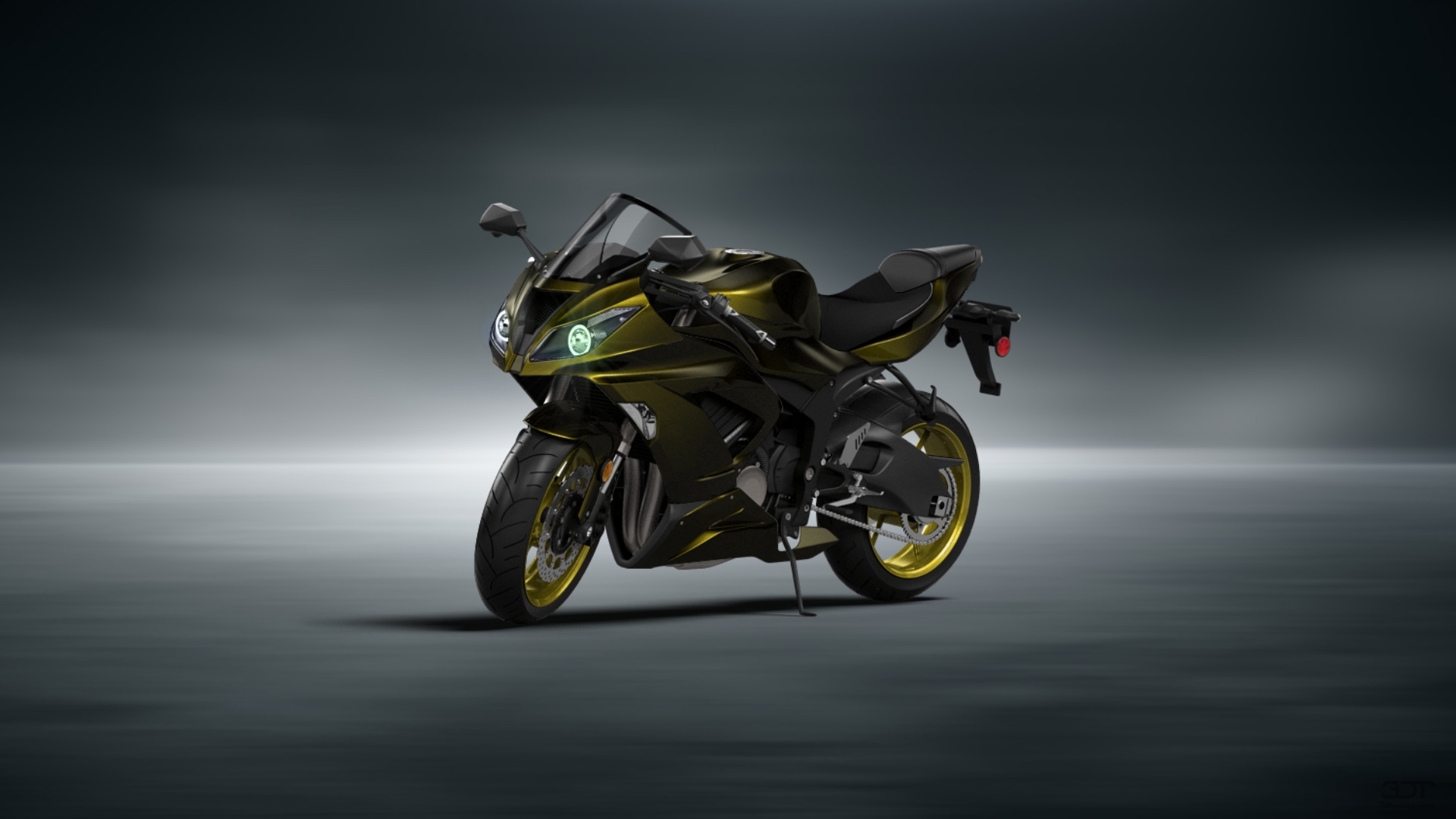 Kawasaki Ninja ZX 6R Sport Bike 2015 tuning