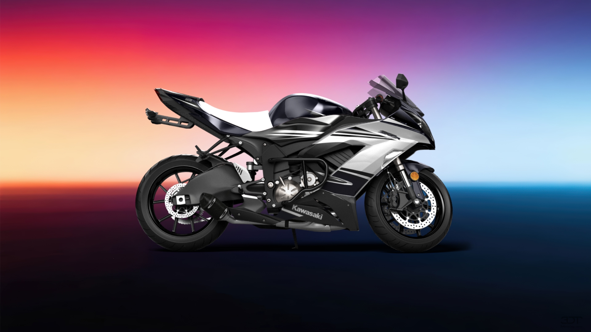 Kawasaki Ninja ZX 6R Sport Bike 2015 tuning