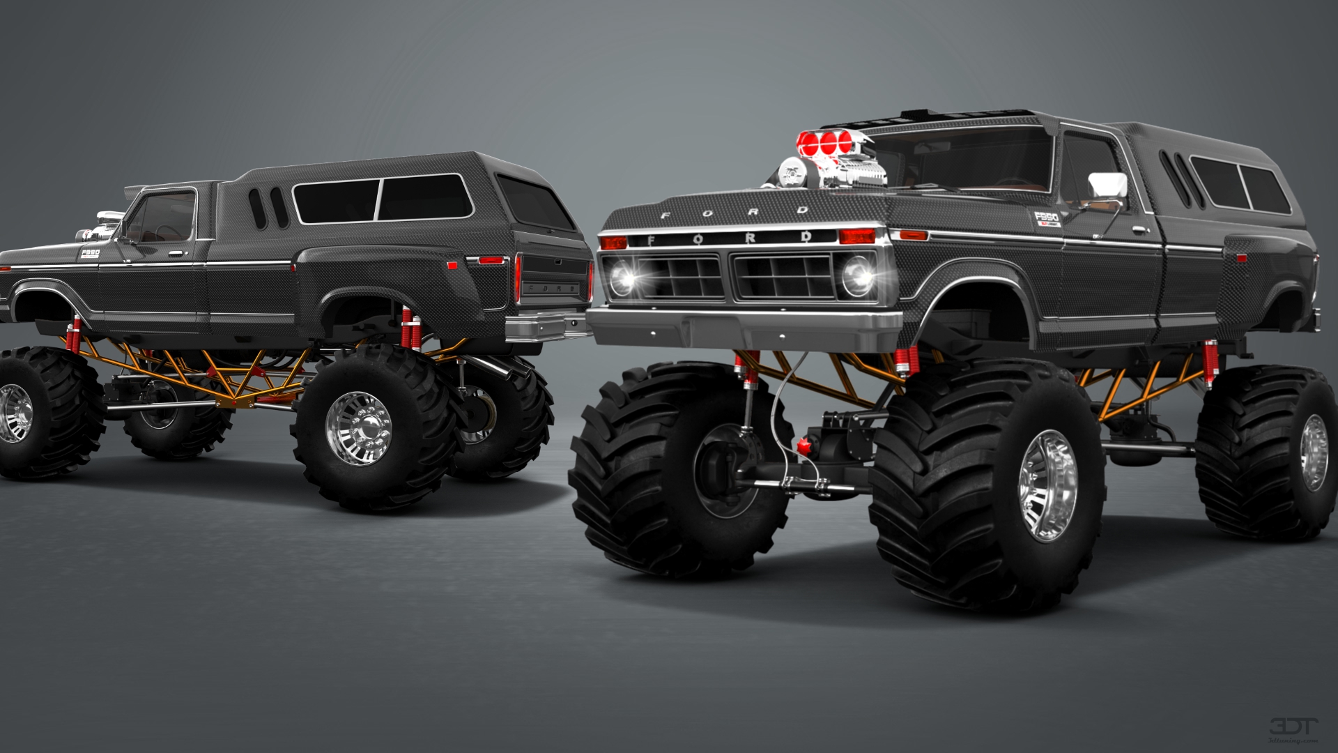 Ford F-350 Dually 2 Door pickup truck 1974 tuning